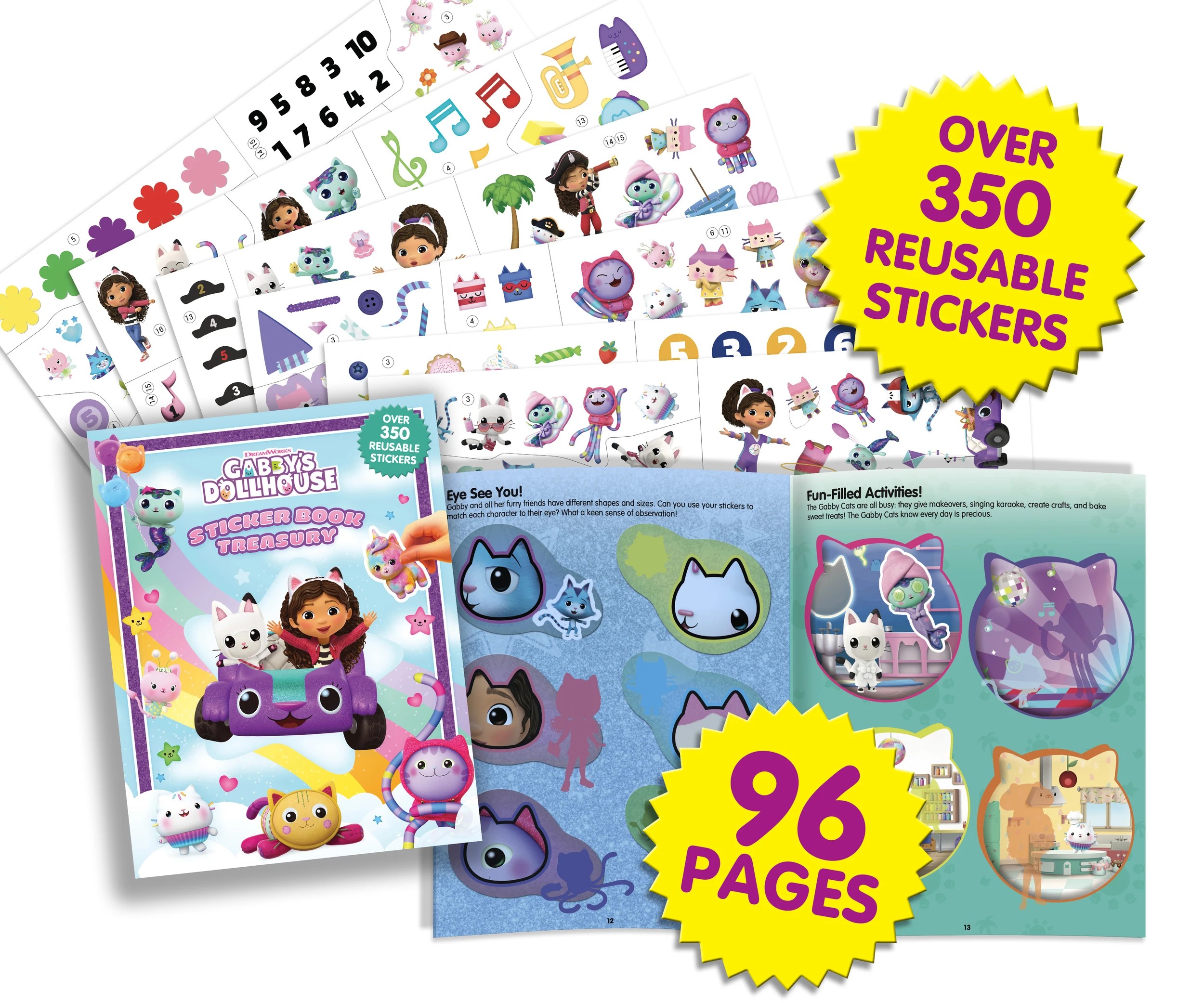 4 Sticker Book Treasury: Gabby's Dollhouse - Book, 4 of 4