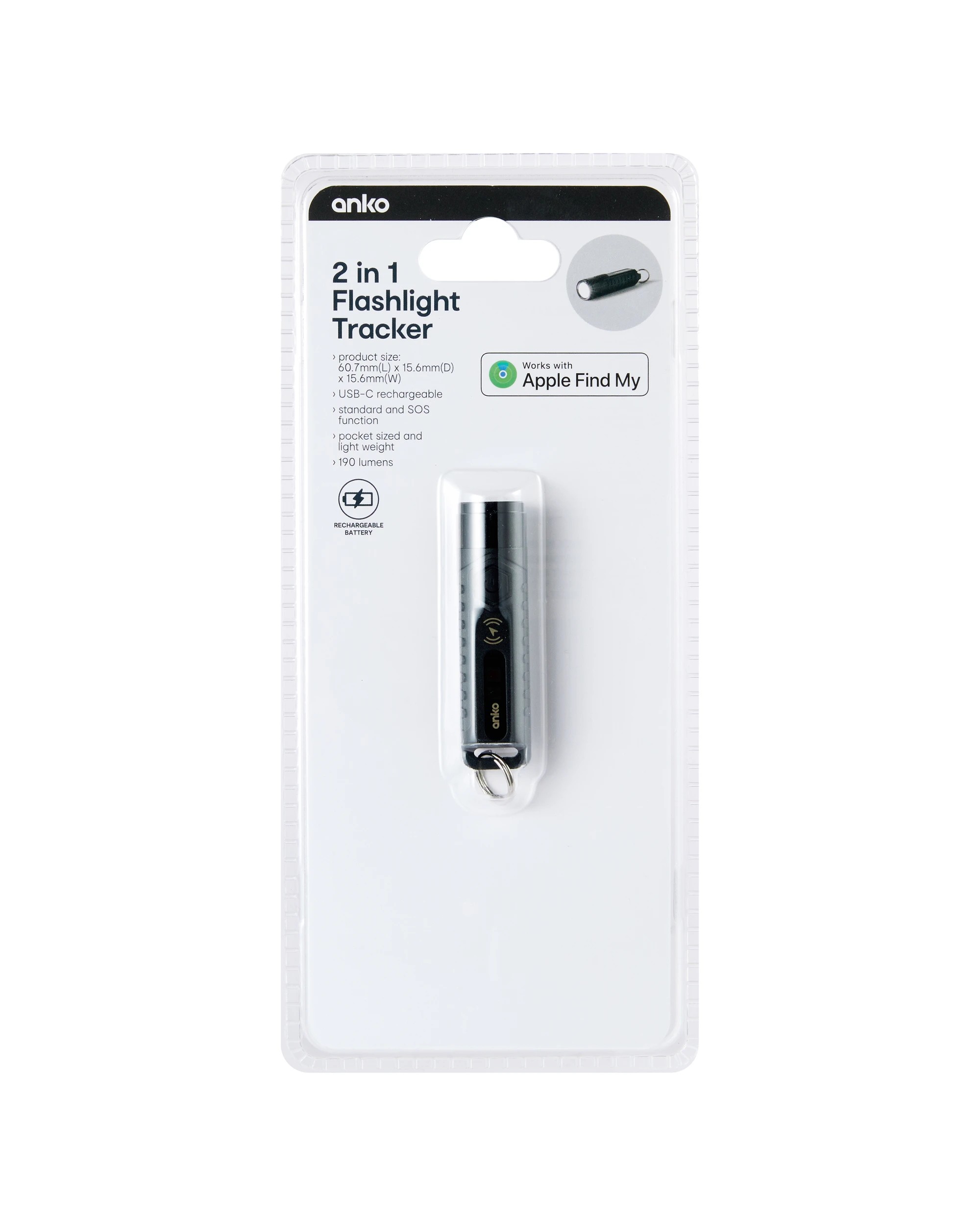 10 2-in-1 Flashlight Tracker - Compatible with Apple Find My (iOS only), 10 of 10