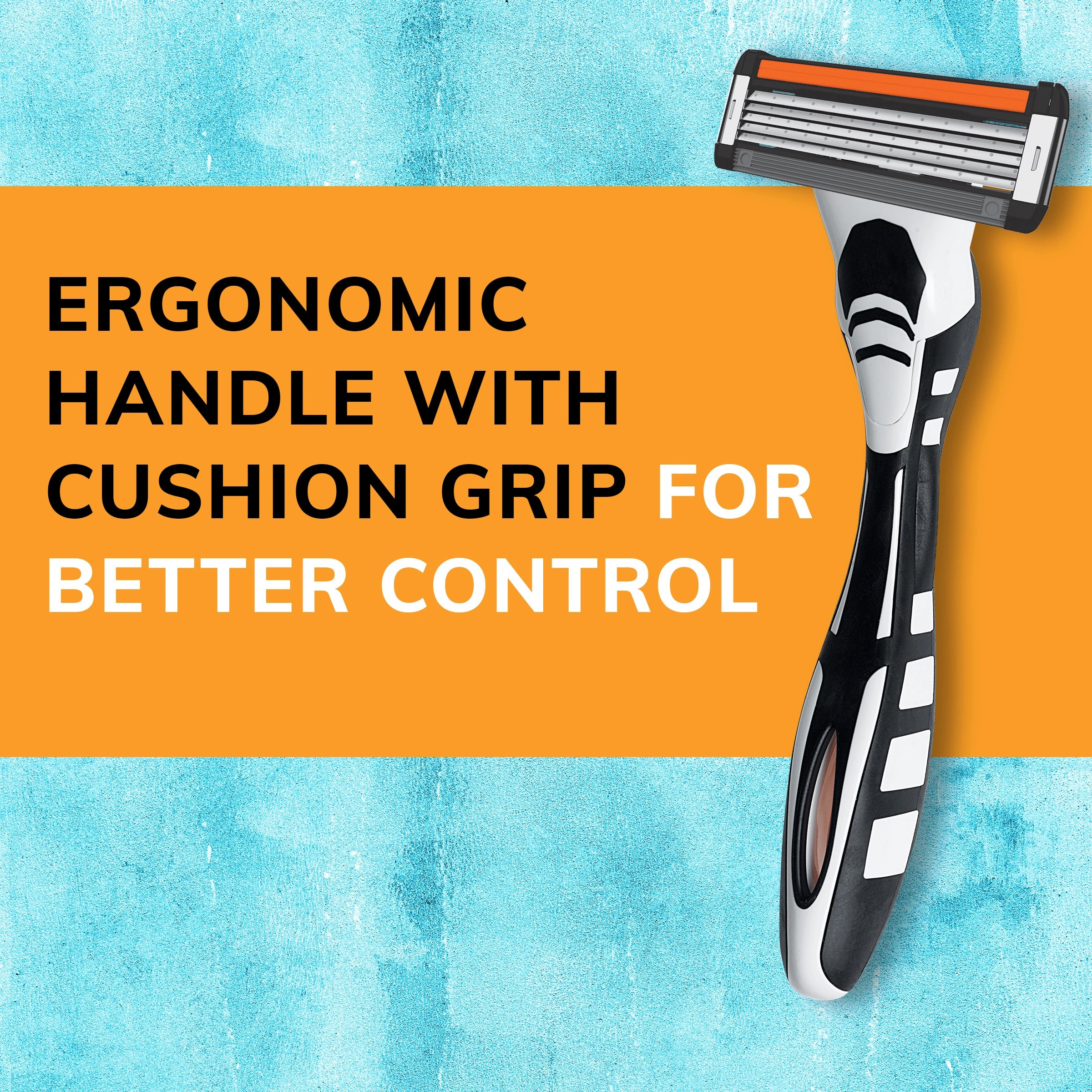4 BIC Flex 5 Hybrid Men's 5-Blade Disposable Razor Shaving Kit - Blue, 4 of 10