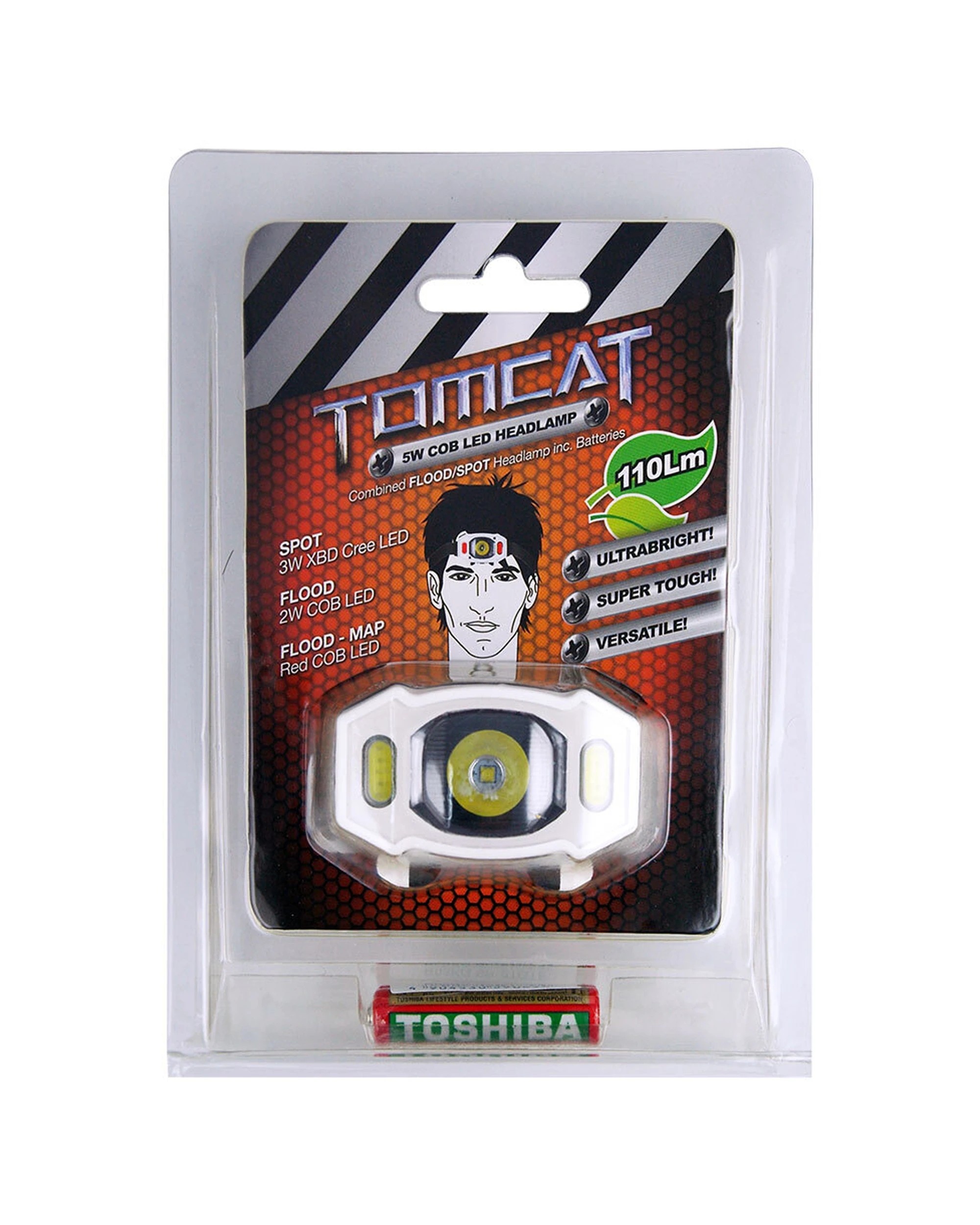 1 Tomcat 3W Led 2W Cob Head Light Including AAA Batteries - Multi, 1 of 1