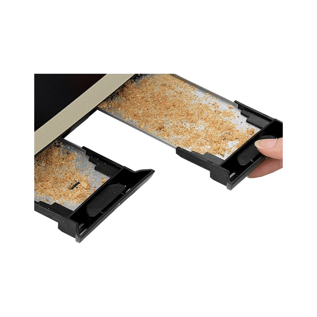 4 Morphy Richards Ascend Adjustable 4 Slice Toaster W/crumb Tray 2000w - black, 4 of 7