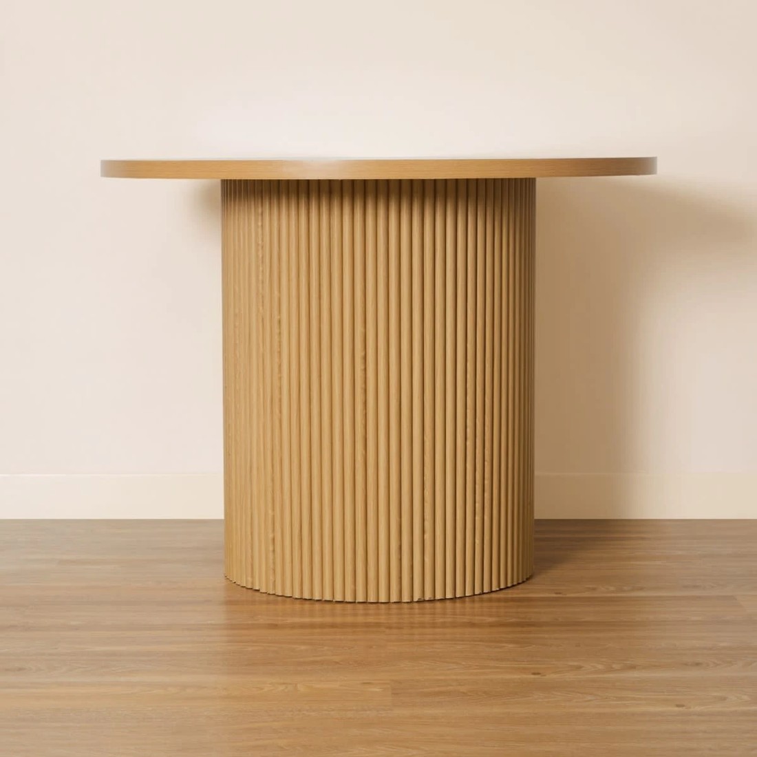 1 Ribbed Dining Table, 1 of 4