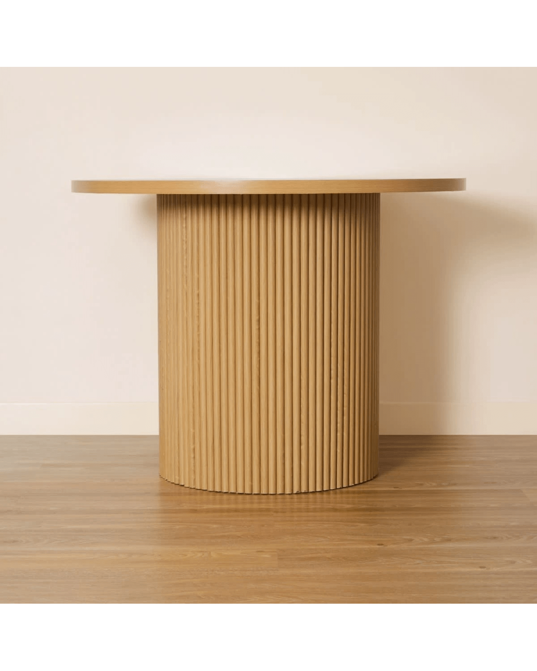 1 Ribbed Dining Table, 1 of 4