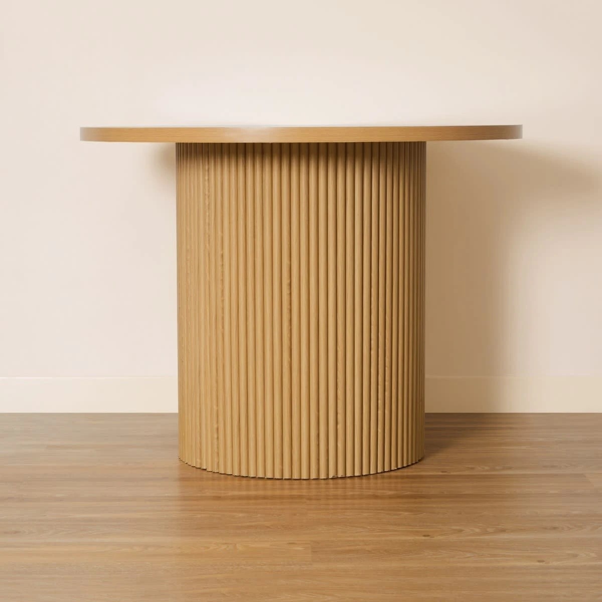 1 Ribbed Dining Table, 1 of 4