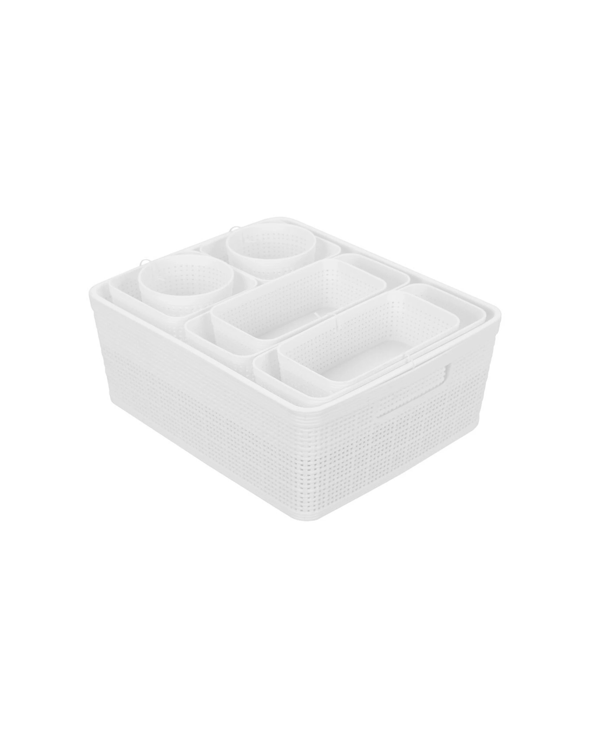 5 Boxsweden 10pc Ivy Weave Home Organisation Set Storage Baskets - Assorted, 5 of 7