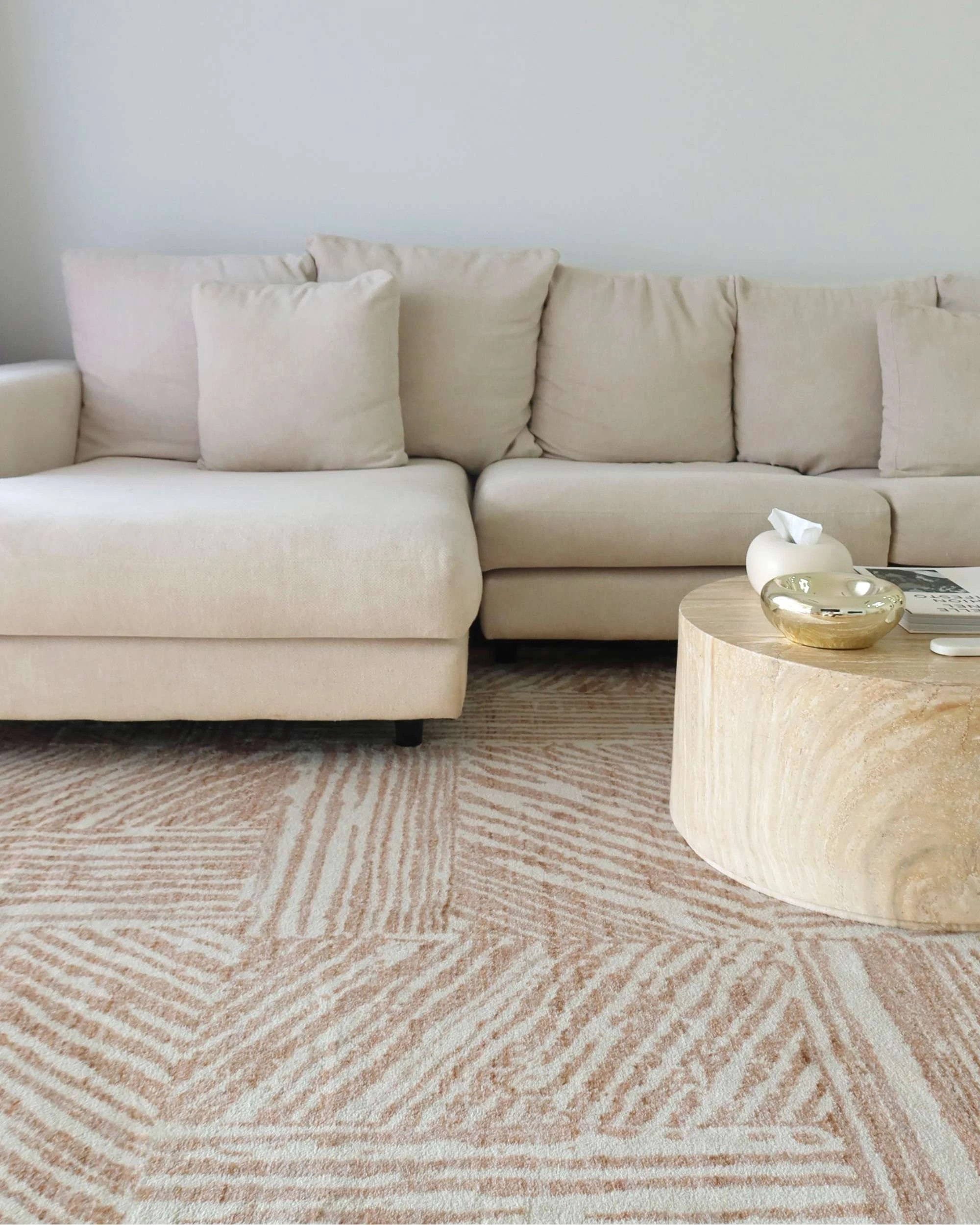 7 Loopsie Chita Geometric Washable Rug-180cm x 120cm - Brown, 7 of 7