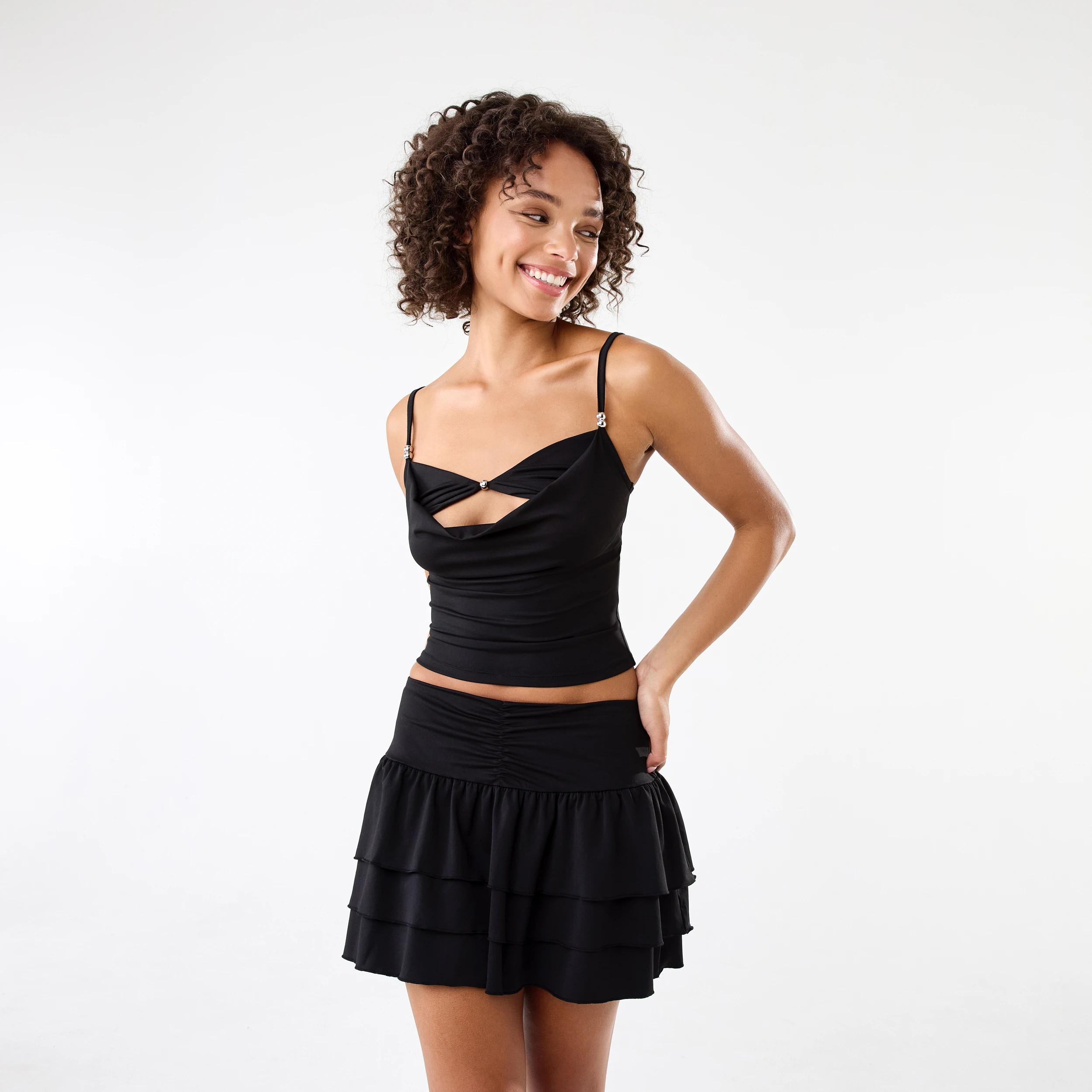 8 Sleeveless Cut Out Bead Tank Black, 8 of 8