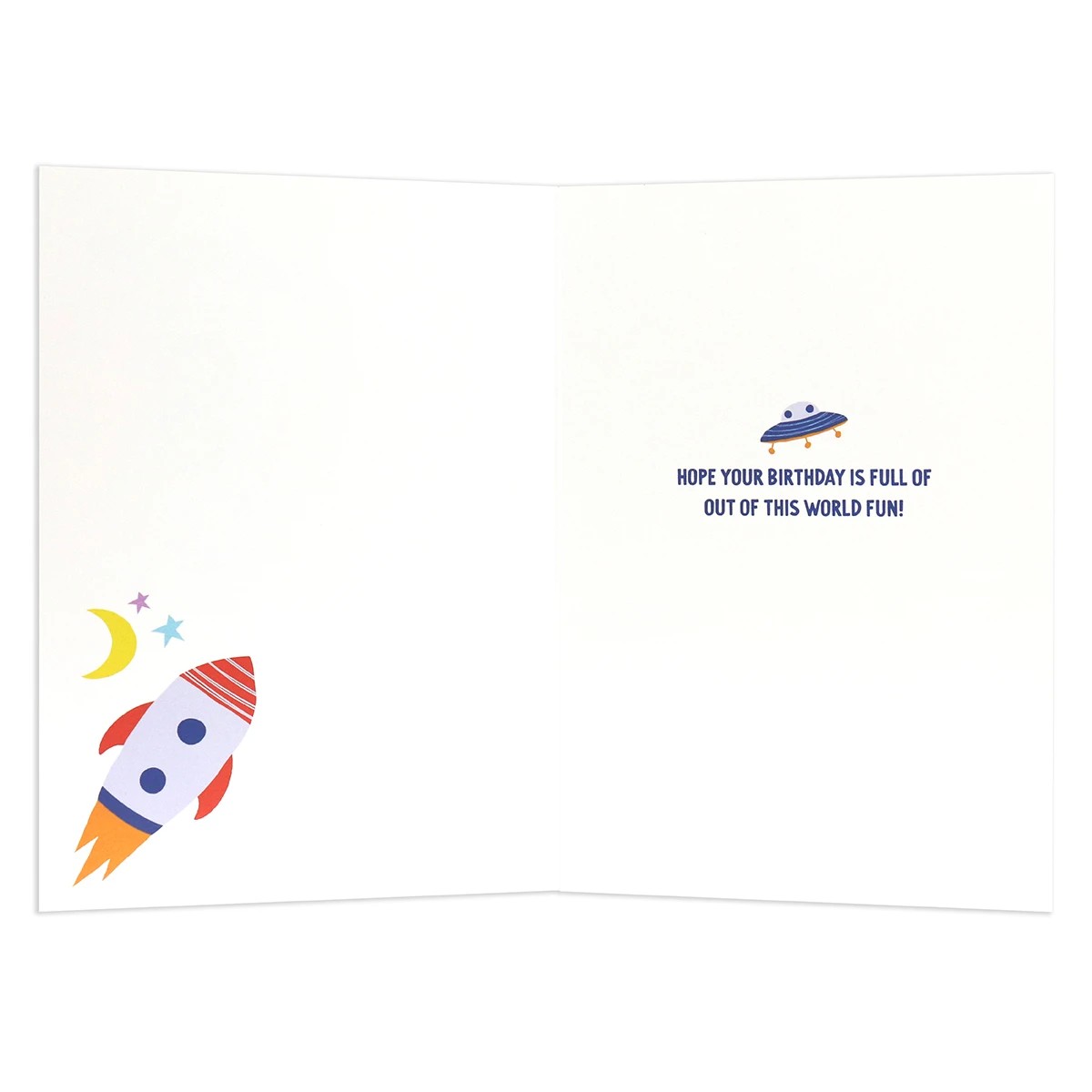 2 Connections from Hallmark Birthday Card - Blast Off, 2 of 3