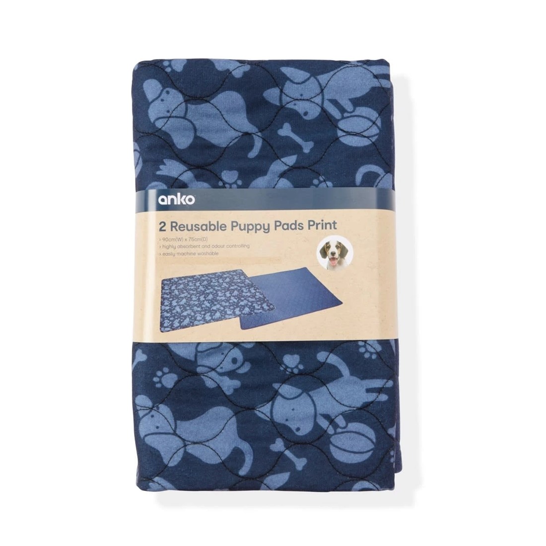10 2 Pack Reusable Puppy Pads - Printed, 10 of 10