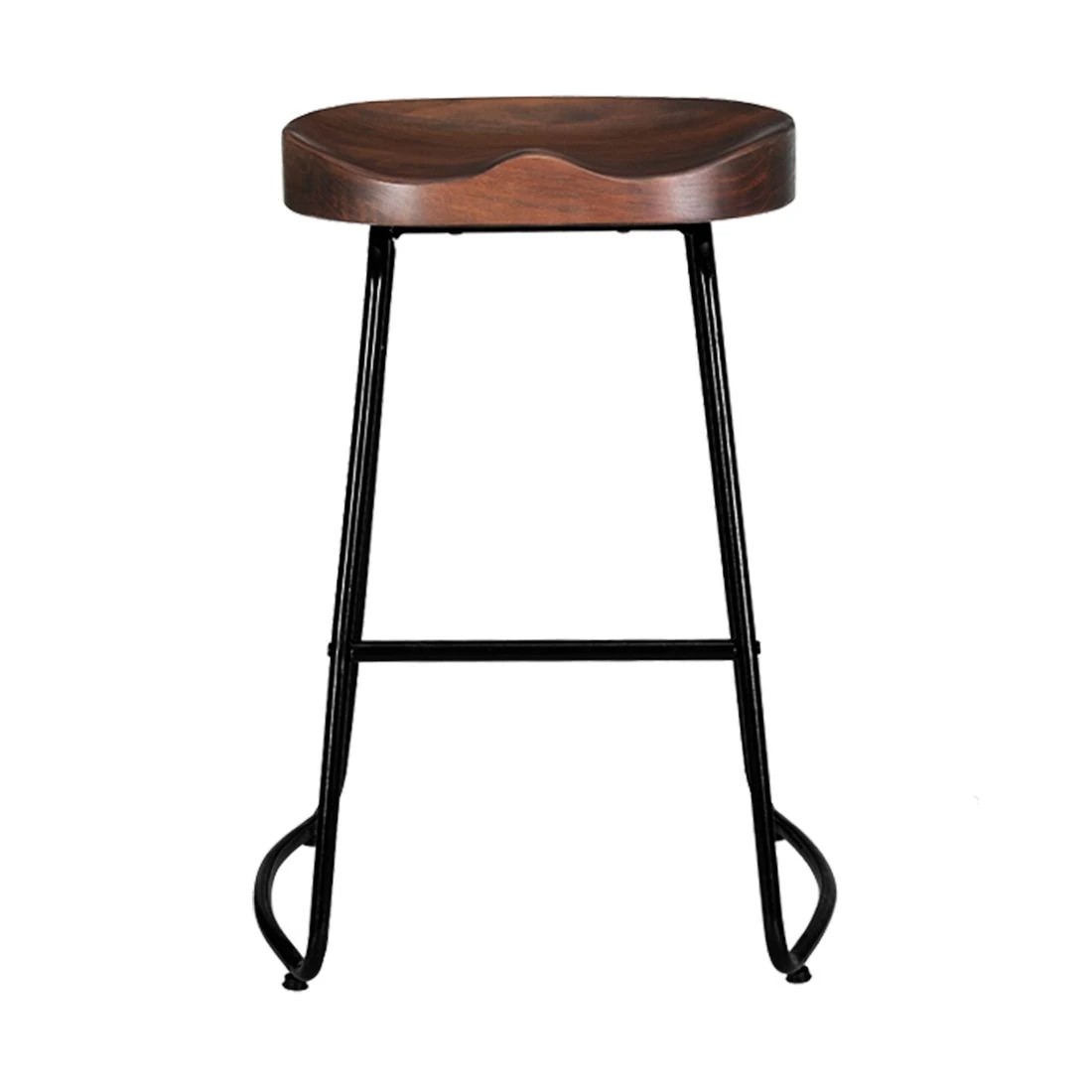 4 Artiss 4x Bar Stools Tractor Seat 65cm - Brown, 4 of 6