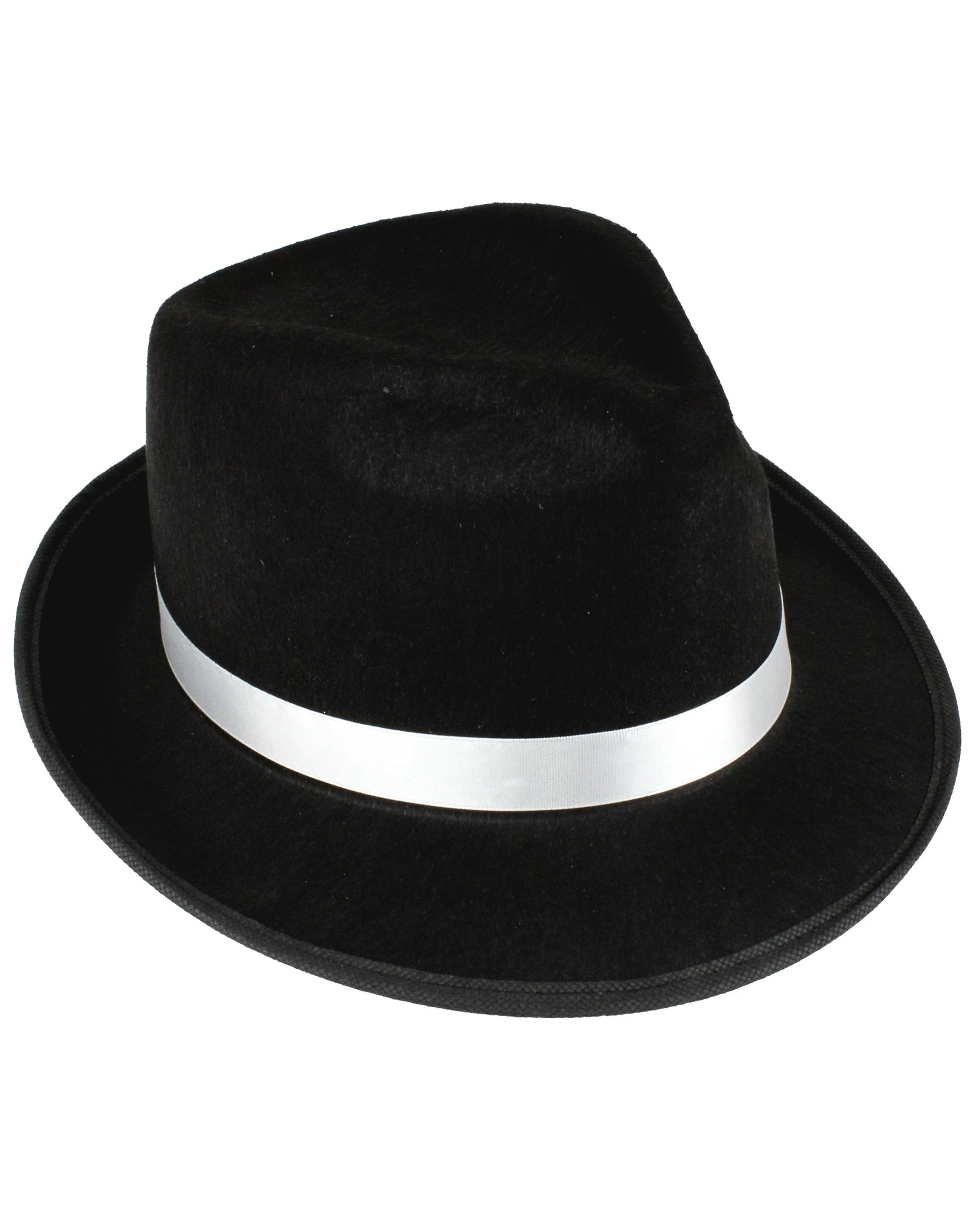 1 Partyrama Adult Gangster Fedora Felt Hat, 1 of 1