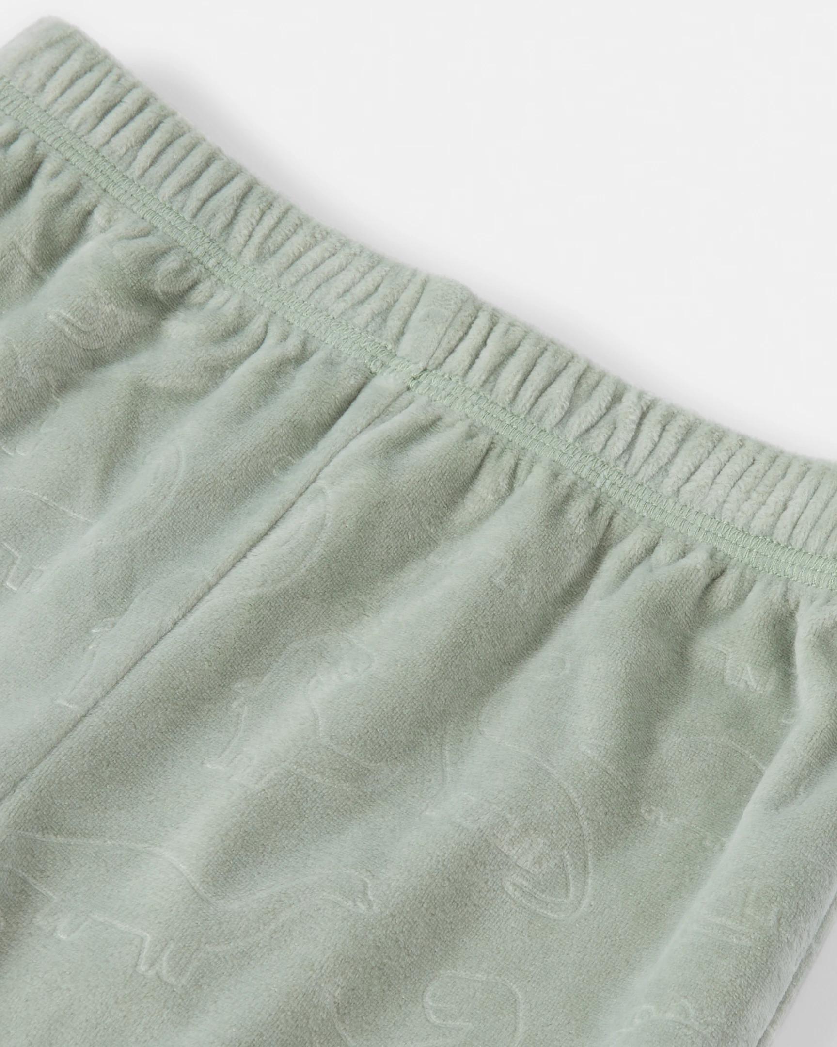 6 Twosie Fleece Pyjama Set Grn Dino, 6 of 7