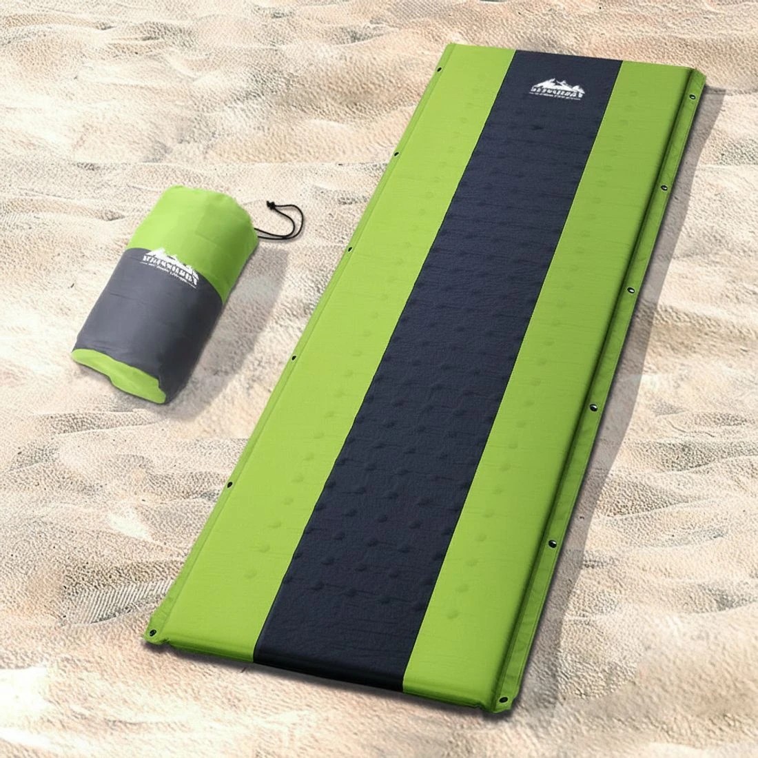 6 Weisshorn Self Inflating Mattress Camping Sleeping Mat Air Bed Pad Single - Green, 6 of 7