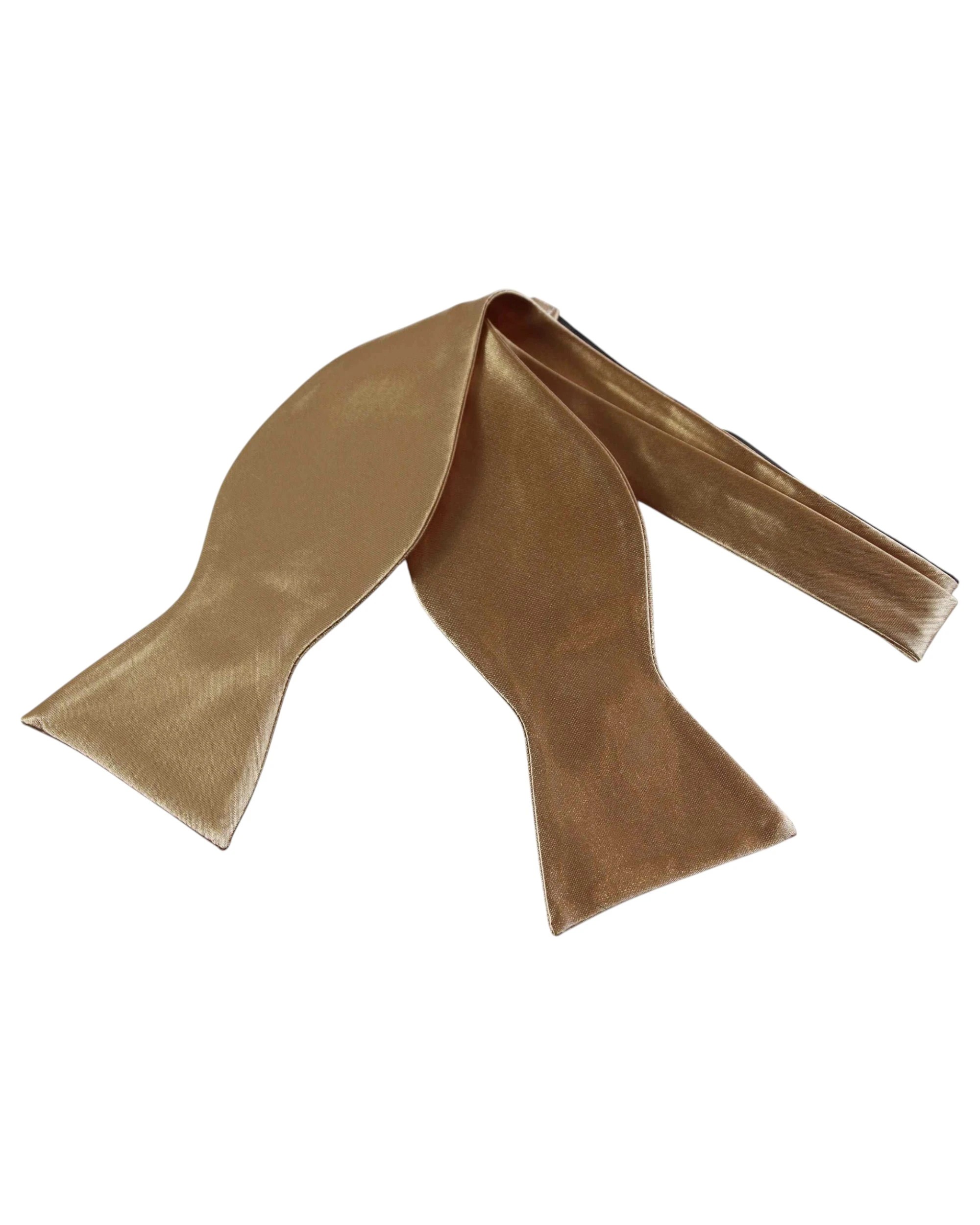 1 Zasel Mens Self Tie Bow Tie - Gold, 1 of 1