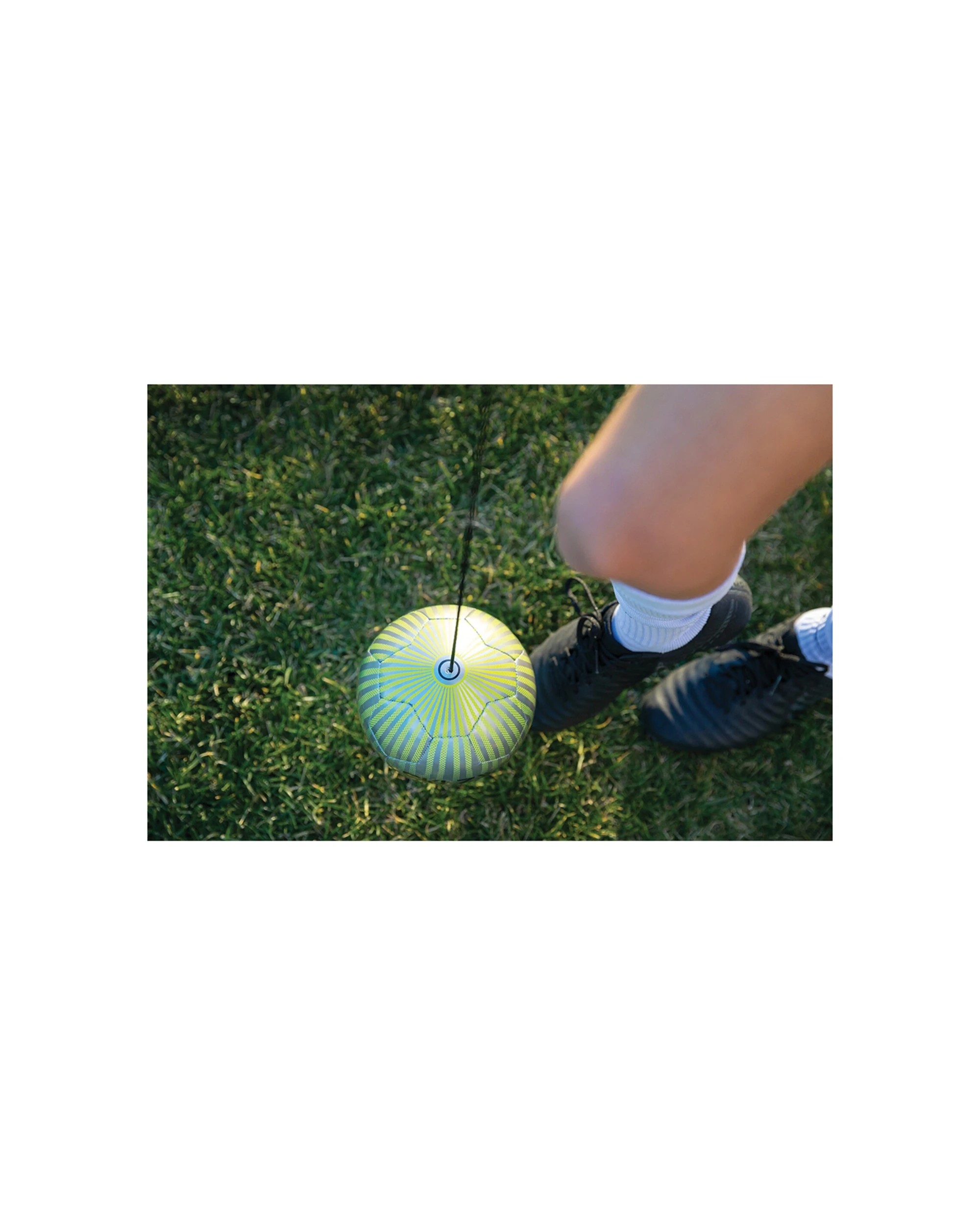 2 Sklz Star Kick Touch Soccer Ball Size 1 Trainer Volt Portable Design - Silver, 2 of 3