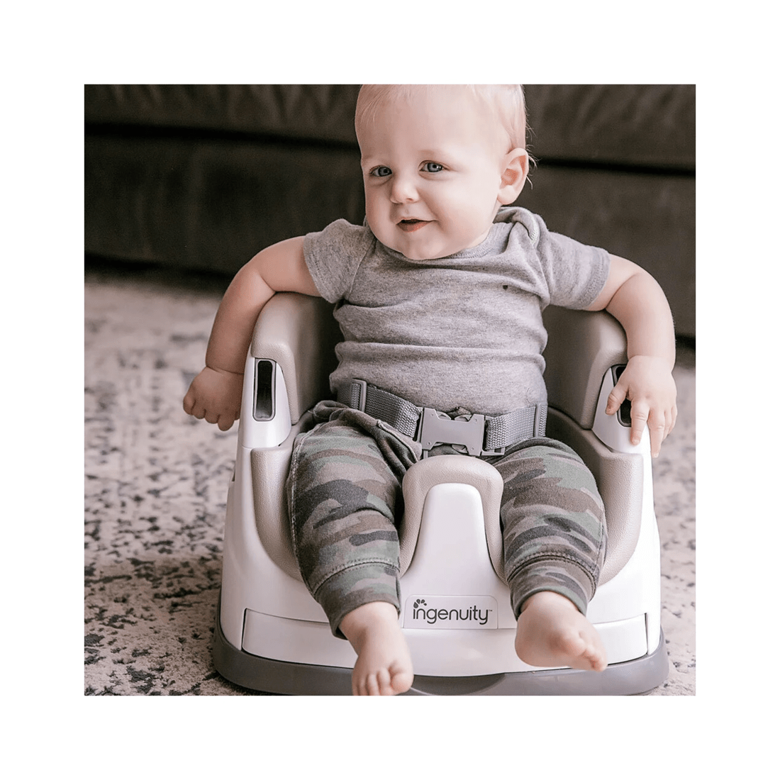 4 Ingenuity 2 In 1 Baby Feeding  Booster Chair Seat - Cashmere
 - Natural, 4 of 10