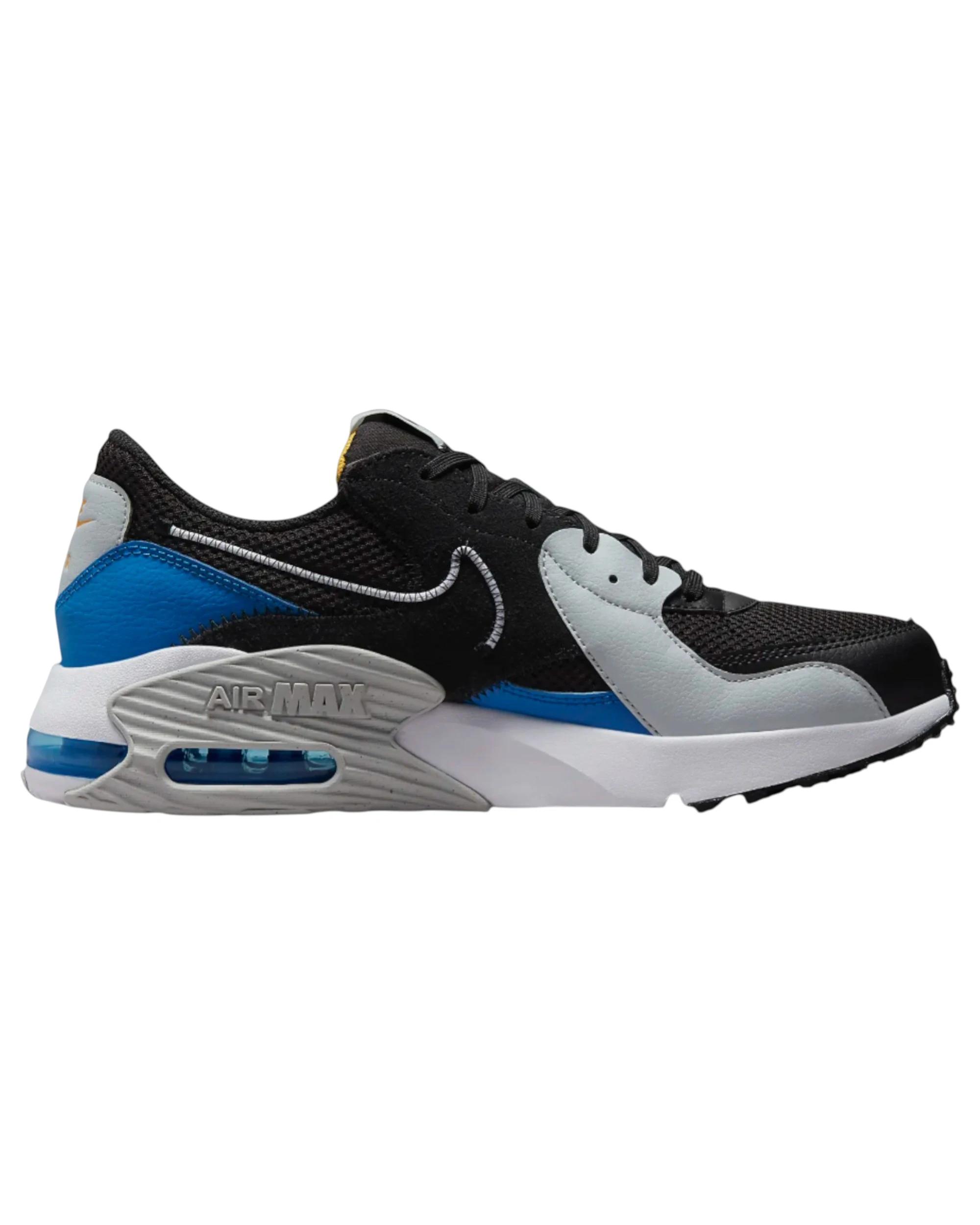 1 Nike Mens Air Max Excee Black/ Photo Blue/ White Shoes BLACK/ PHOTO BLUE/ WHITE, 1 of 8