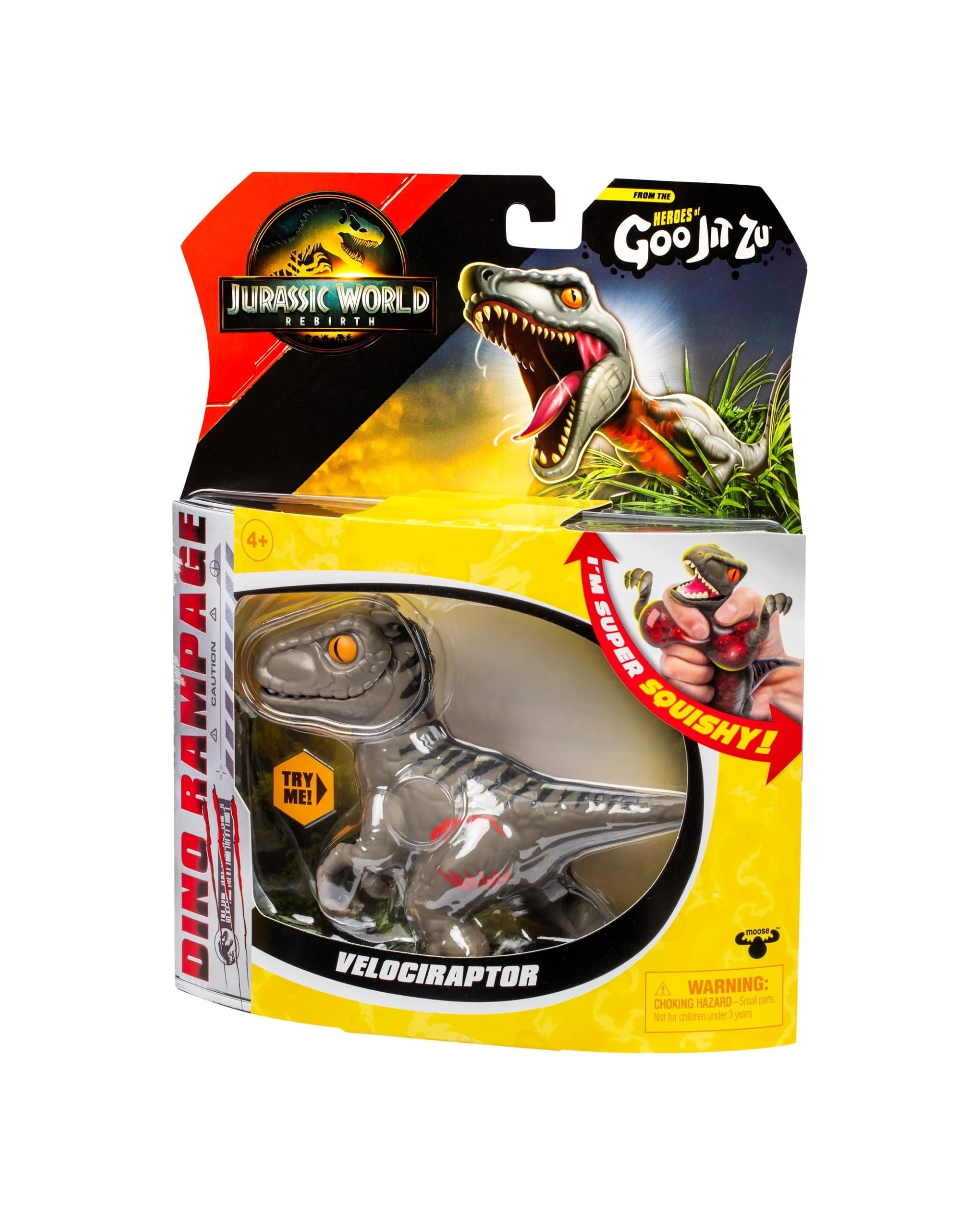 7 Heroes of Goo-Jit-Zu Series 6 Hero Pack Jurassic World Rebirth Velociraptor, 7 of 10