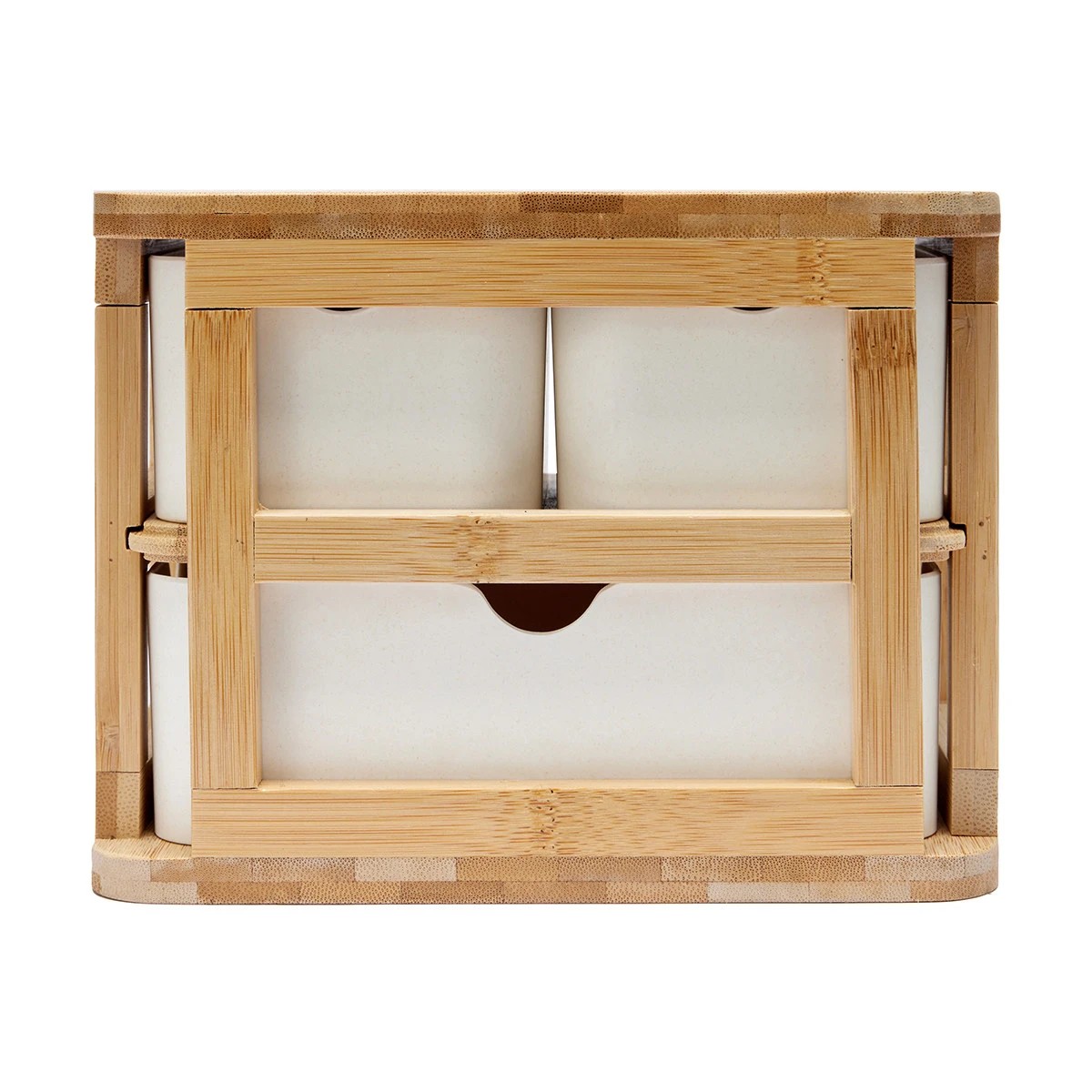 4 3 Drawer Bamboo Storage Unit, 4 of 8