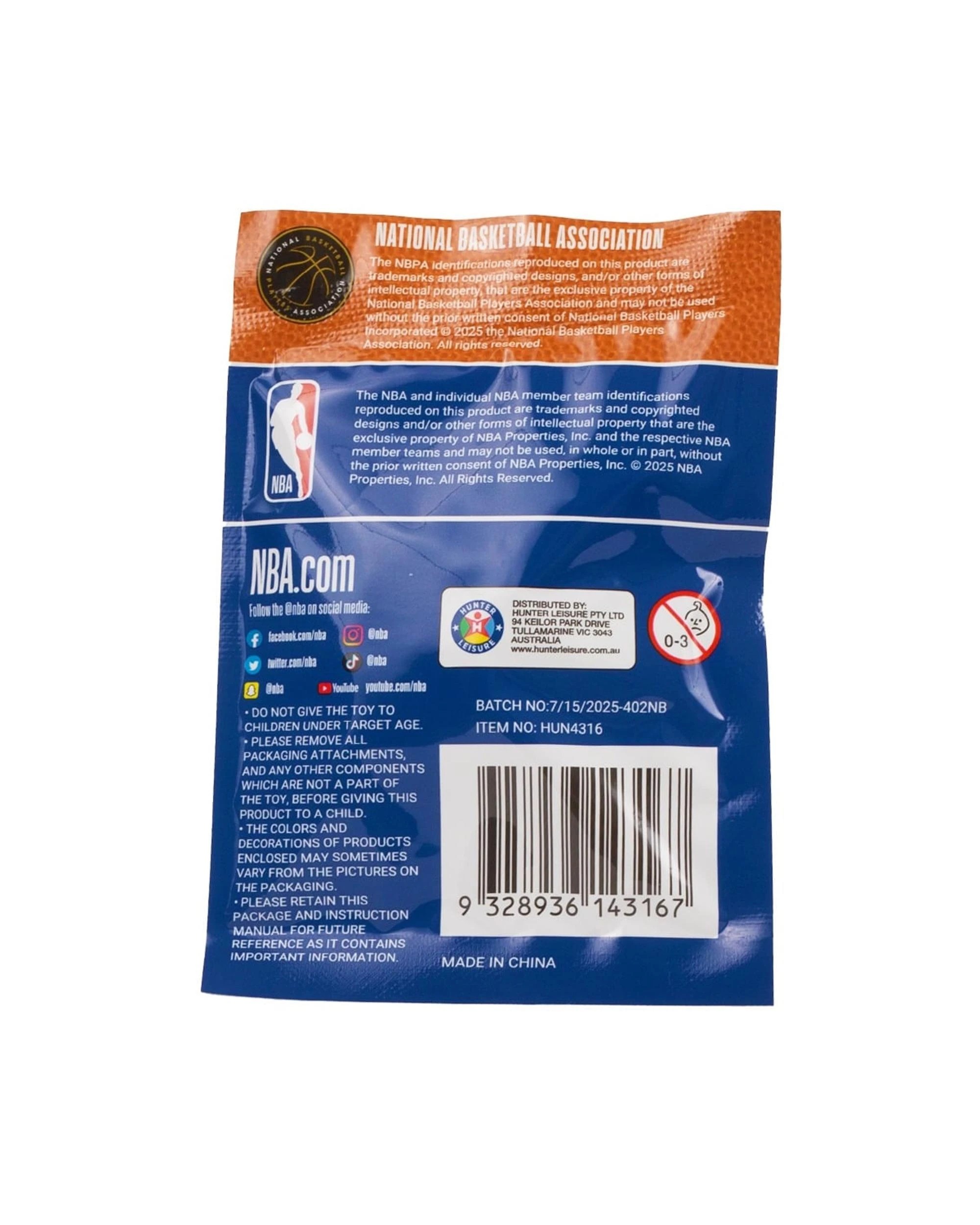 3 NBA Brick Heroes Figure Blind Bag, 3 of 3