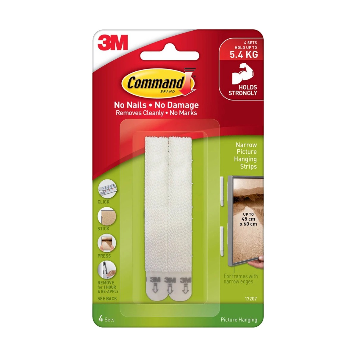 1 Command Picture Hanging Narrow Strips, 1 of 6