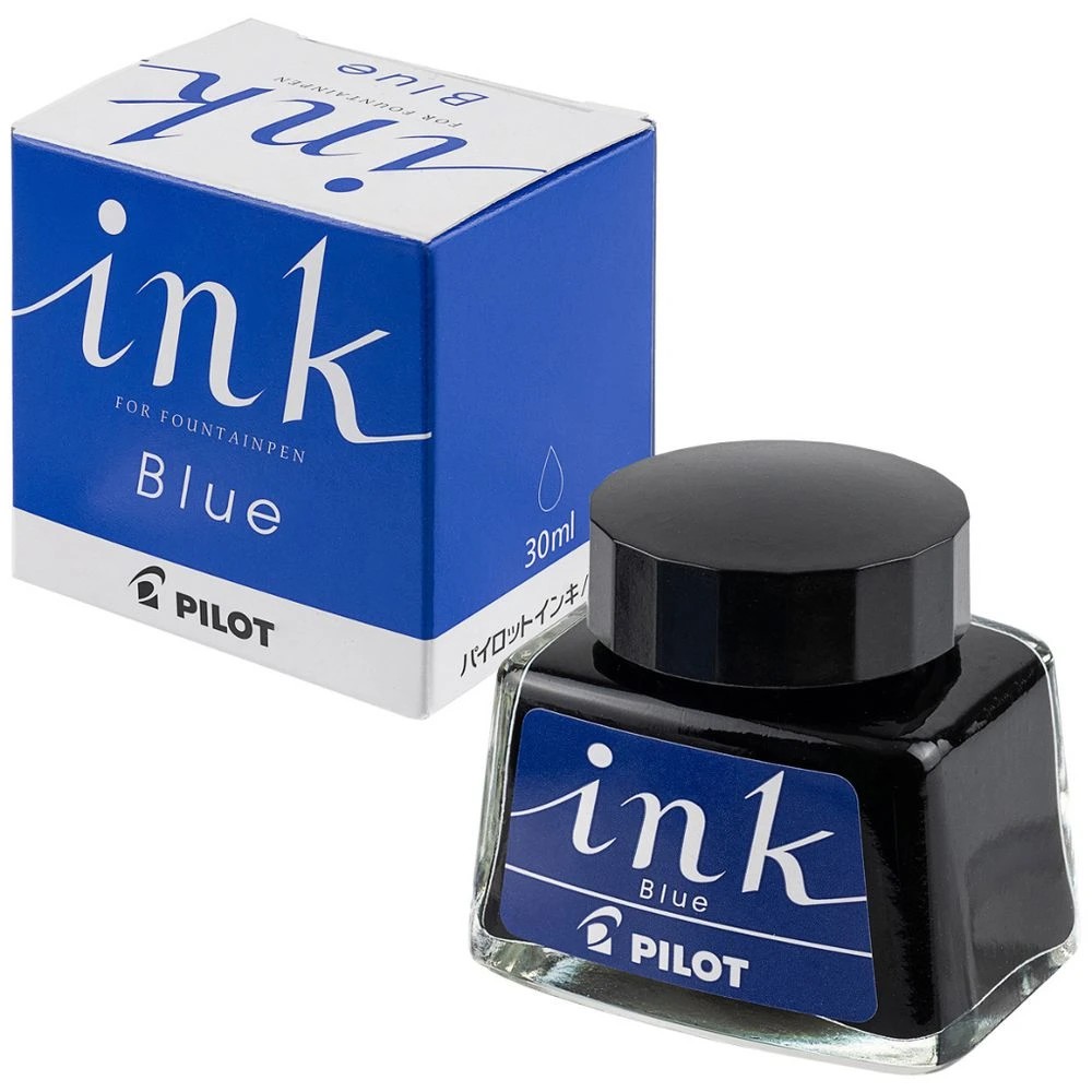 1 PILOT INK-30-L Ink Bottle 30ml Blue, 1 of 3