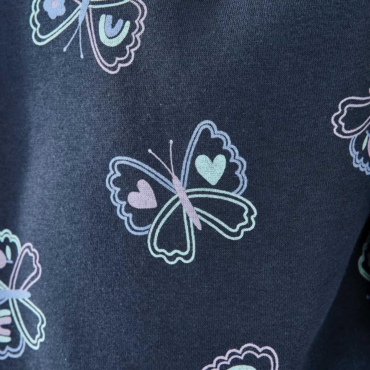 4 All Over Print Crew Neck Sweatshirt Butterfly, 4 of 8