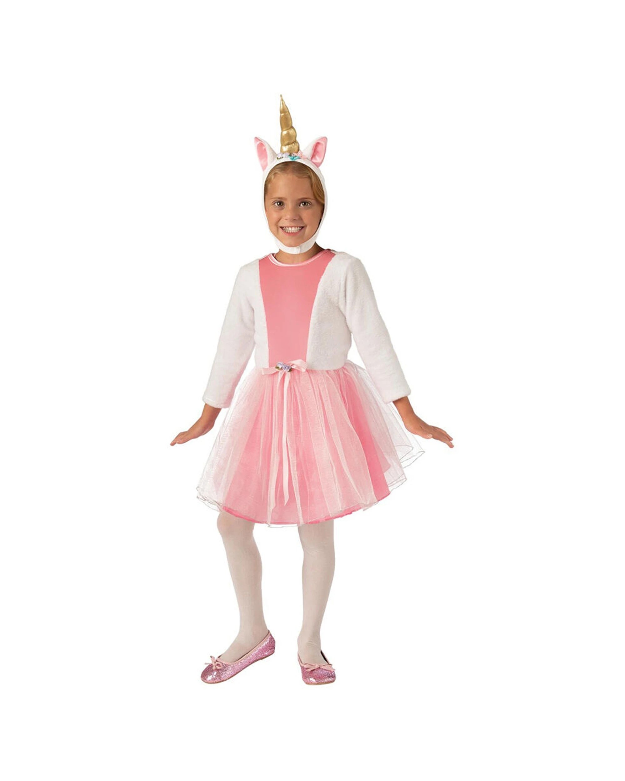 1 Rubies Unicorn Princess Dress Up Kids Costume Size S - Pink, 1 of 1