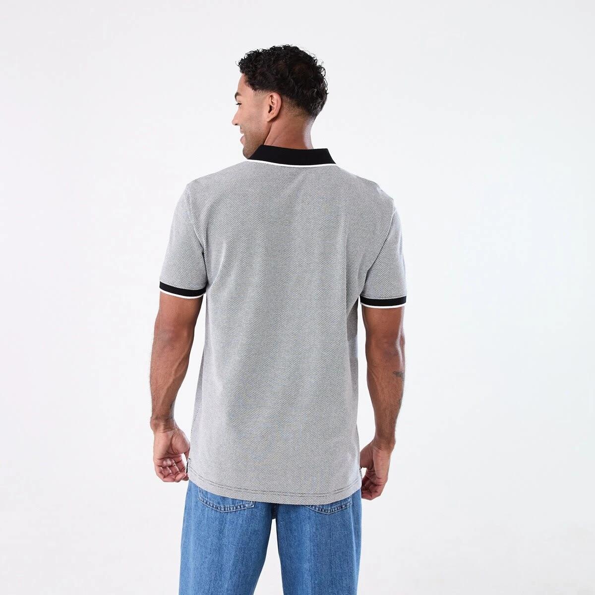3 Jacquard Polo Shirt JACQUARD BLACK, 3 of 6