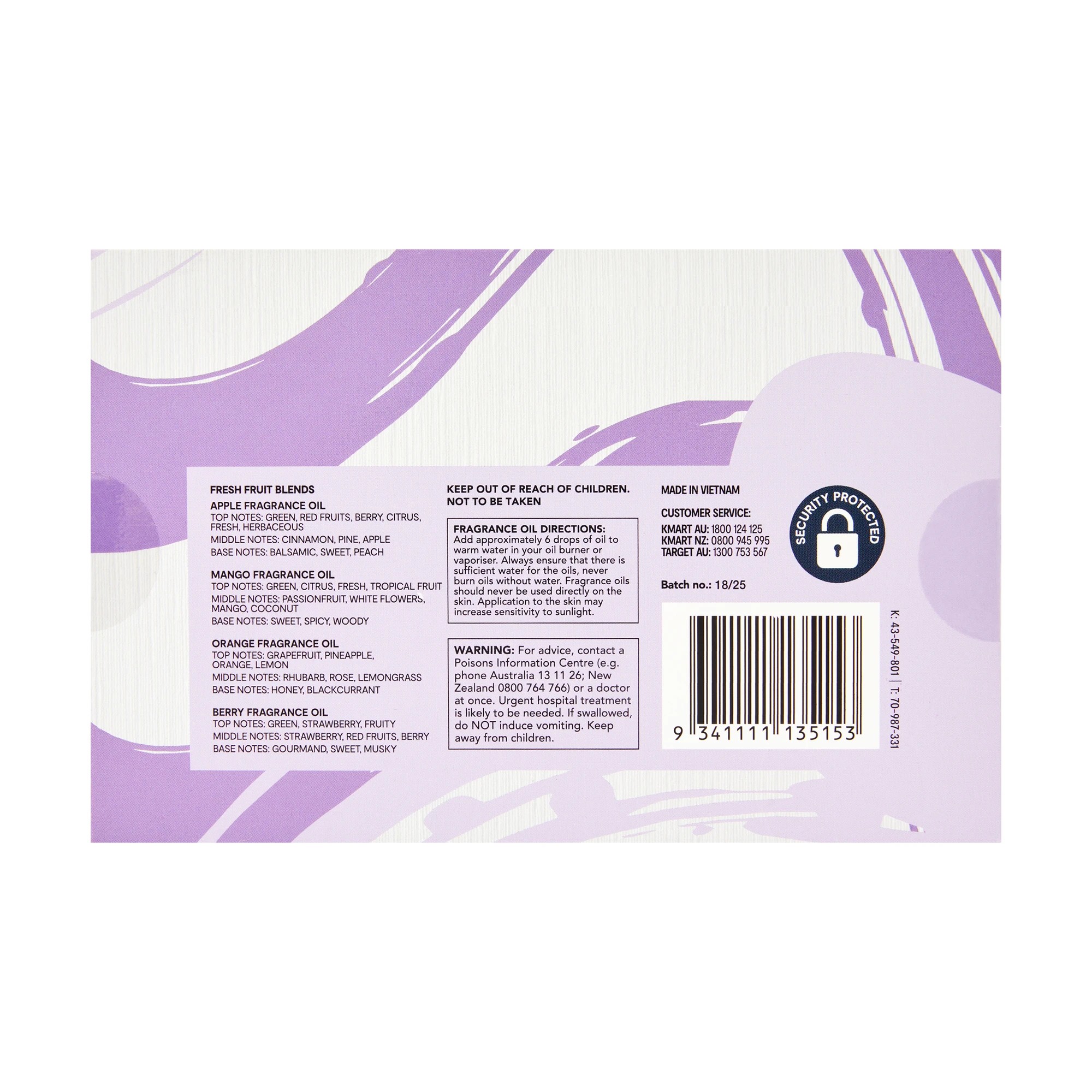 7 4 Pack Fresh Fruit Collection Fragrance Oil, 7 of 7