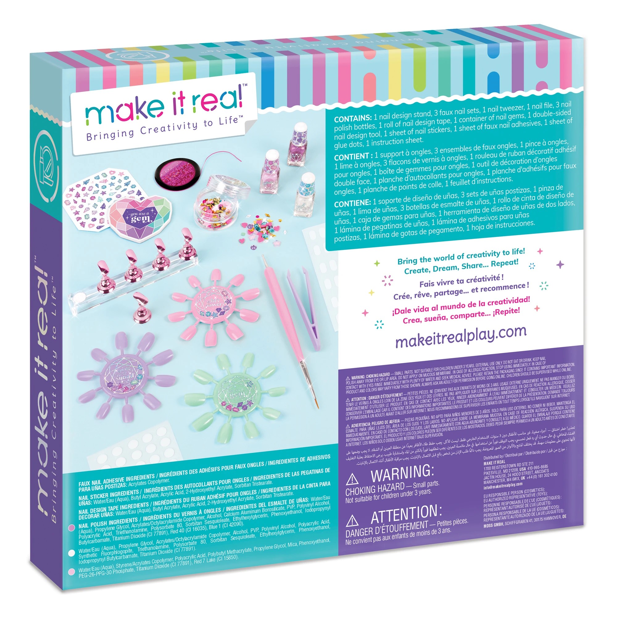 6 16 Piece Make It Real Everything Bling Nail Styling Set, 6 of 6