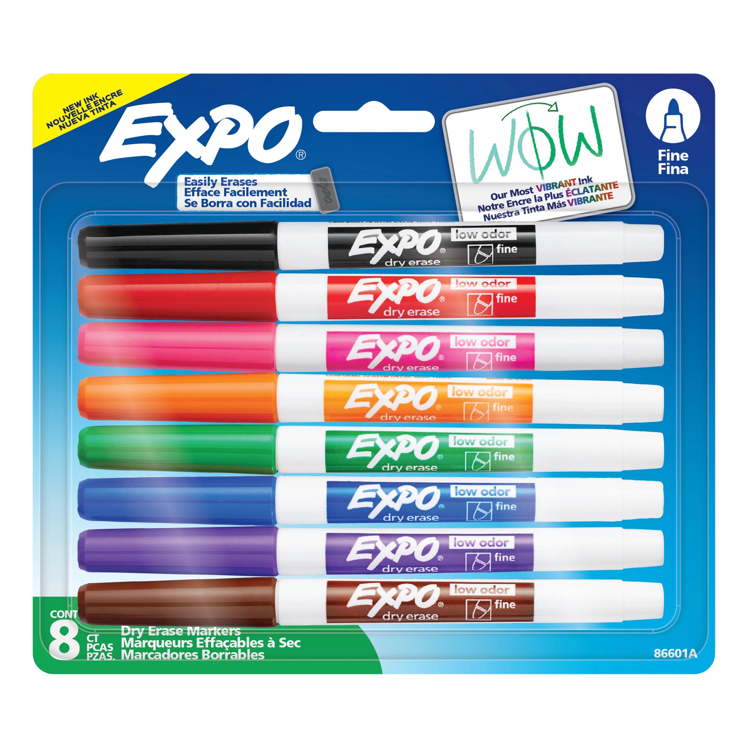 1 Anko 8 Pack Expo Dry Erase Fine Tip Marker - Multi, 1 of 10