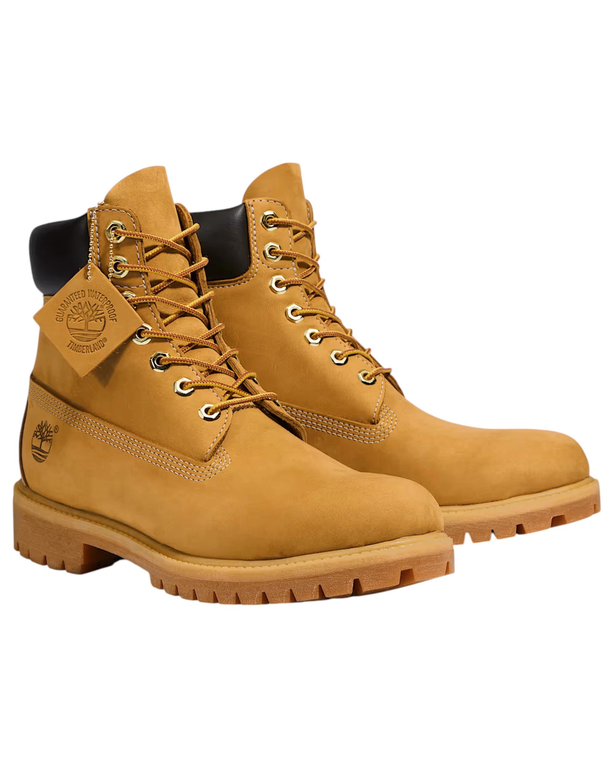 3 Timberland Mens 6-Inch Premium Waterproof Nubuck Wide Boot WHEAT, 3 of 7