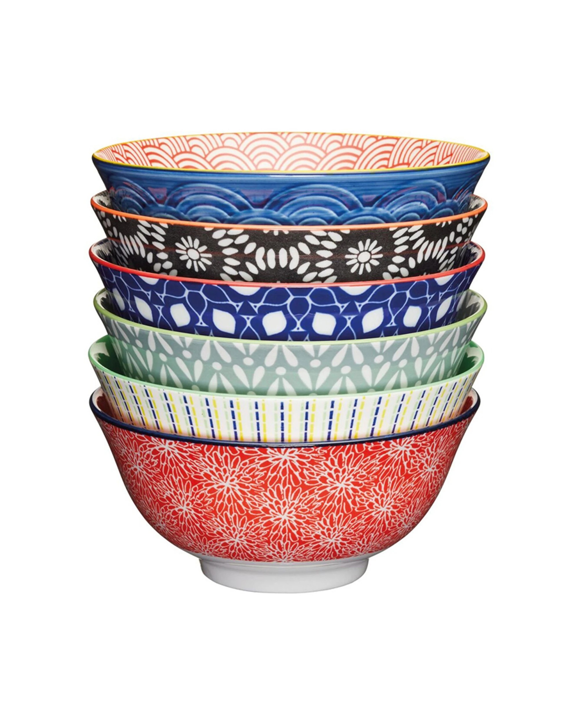 8 Mikasa 4pc Does It All Kitchen Glazed Bowl 15.7cm Durable Microwave Dishwasher Safe - Multi, 8 of 8