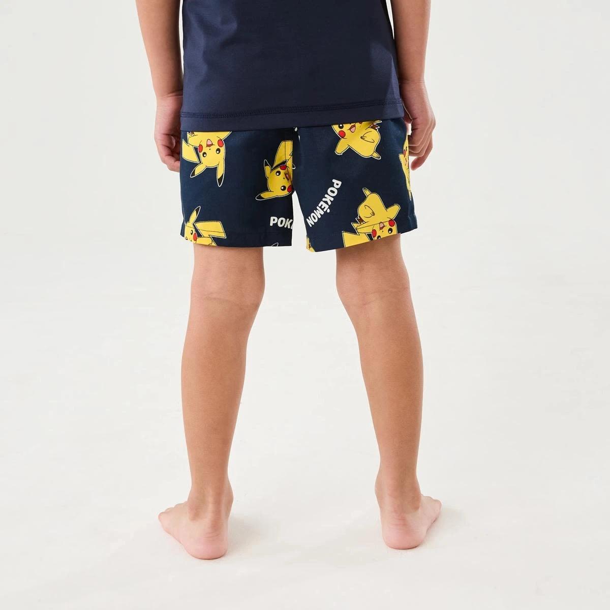 2 Pokemon License All Over Print Boardshorts DRESS BLUE PIKACHU, 2 of 6