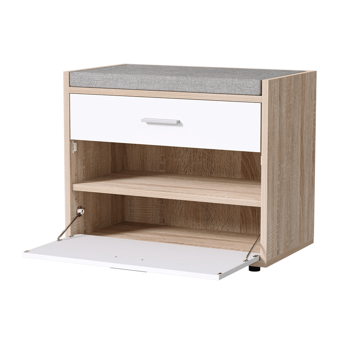 1 Artiss Shoe Rack Cabinet Bench 8 Pairs Niva - Multi, 1 of 6