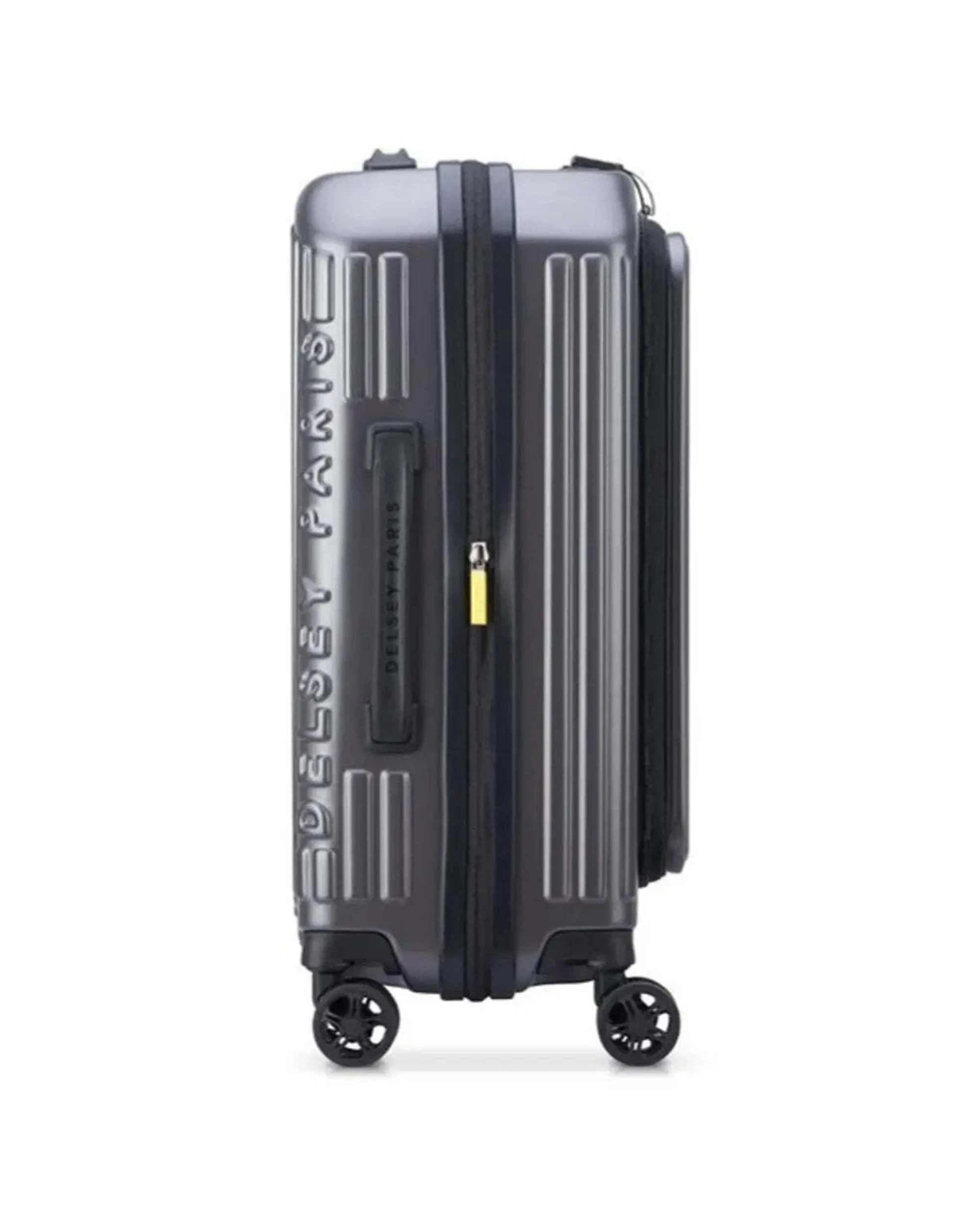 4 Delsey Securtime Zip 55 cm Top Opening 4-Wheel Expandable Cabin Suitcase Anthracite - Grey, 4 of 7