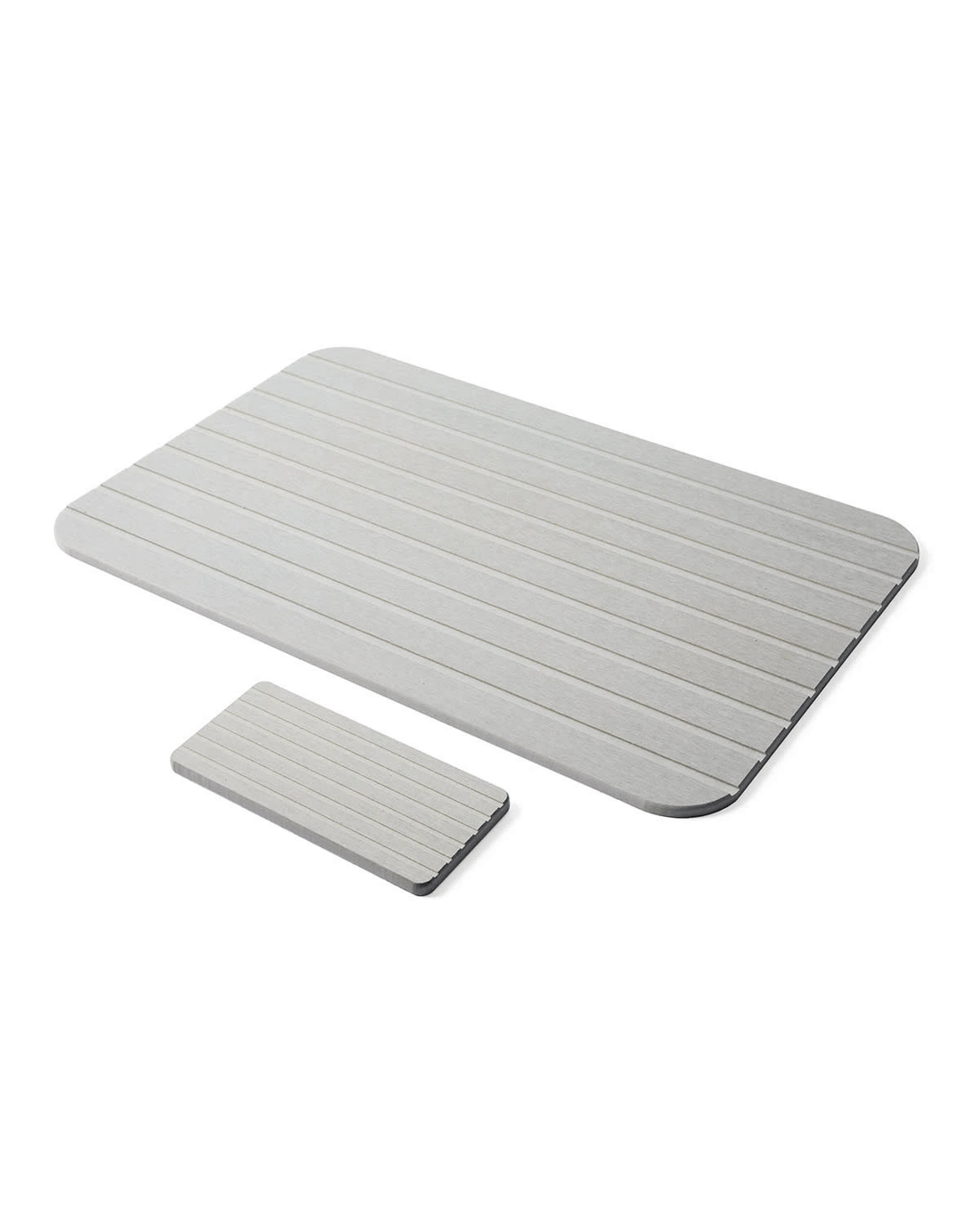 4 Stone Dry Bath Mat and Tray Set, 4 of 9