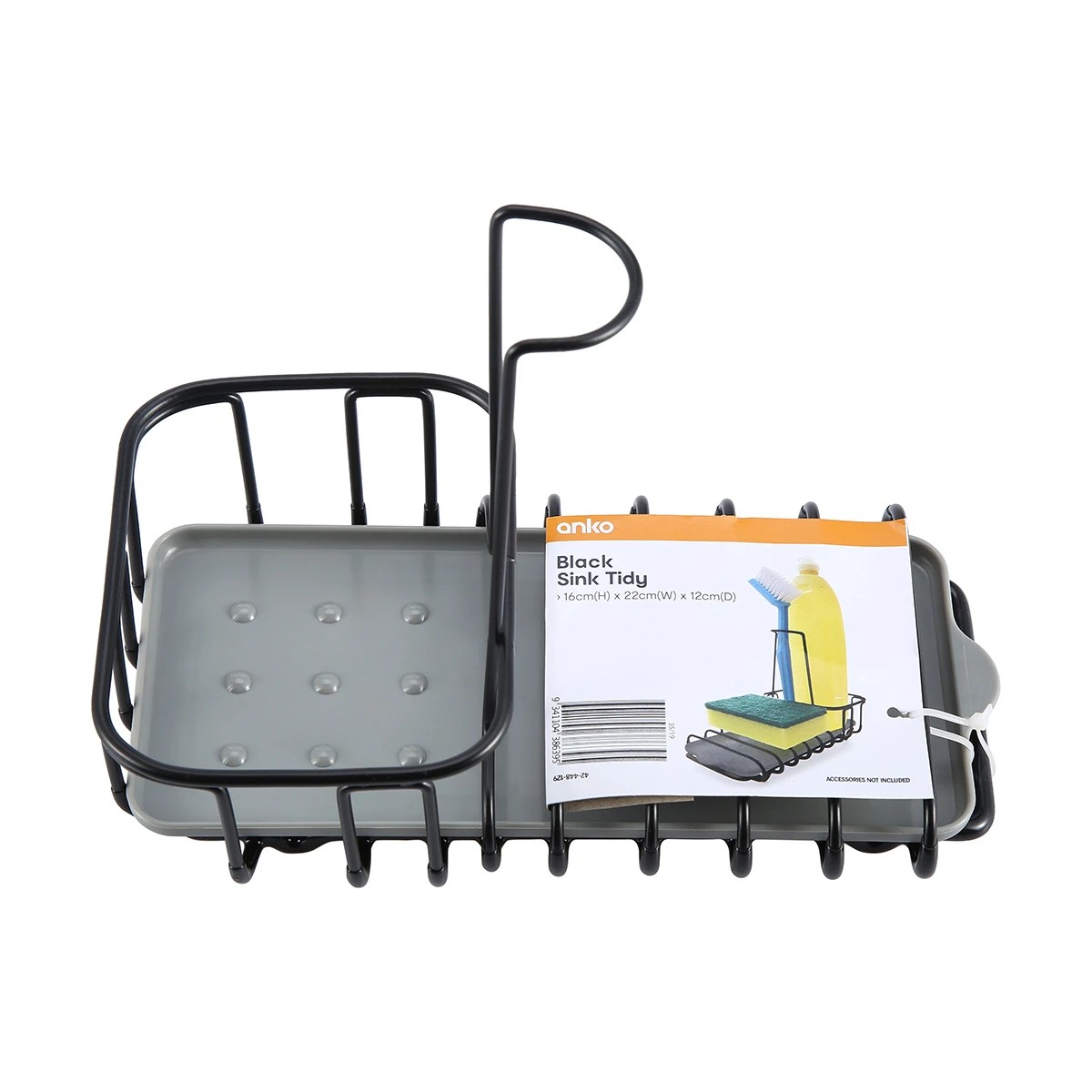 4 Sink Tidy - Black, 4 of 4