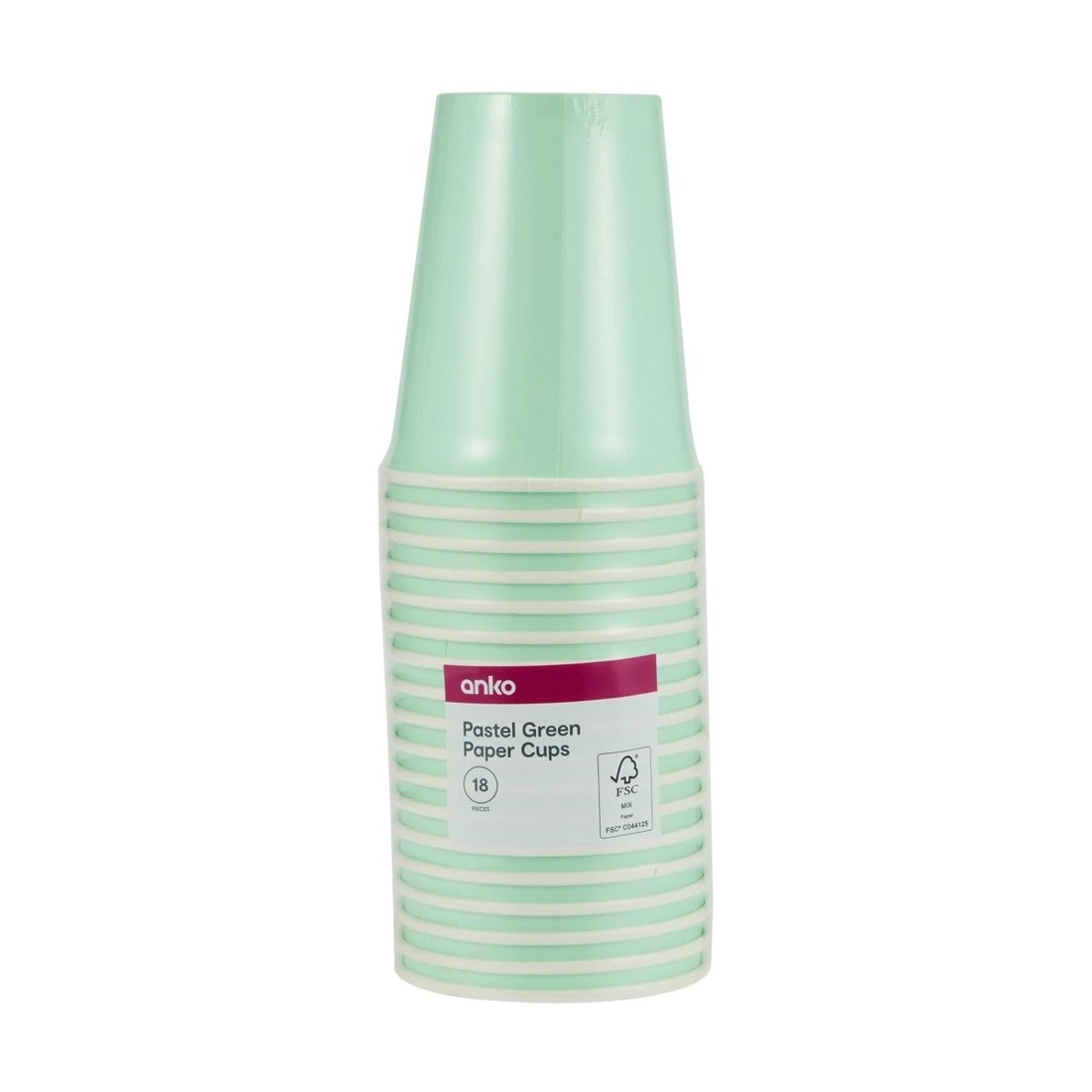3 18 Pack Pastel Green Paper Cups, 3 of 3