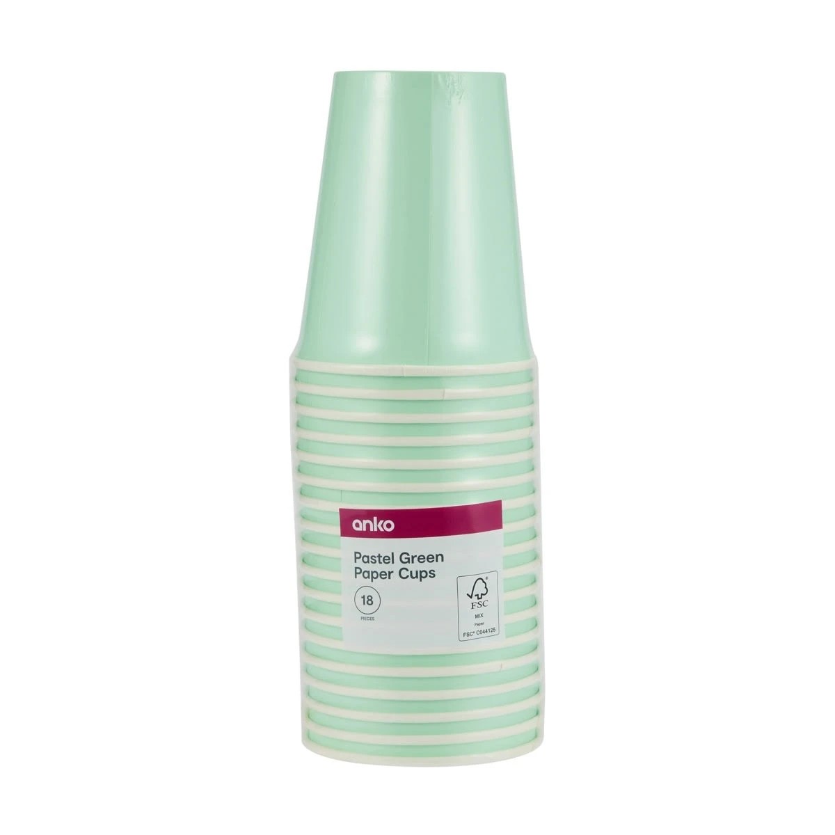 3 18 Pack Pastel Green Paper Cups, 3 of 3