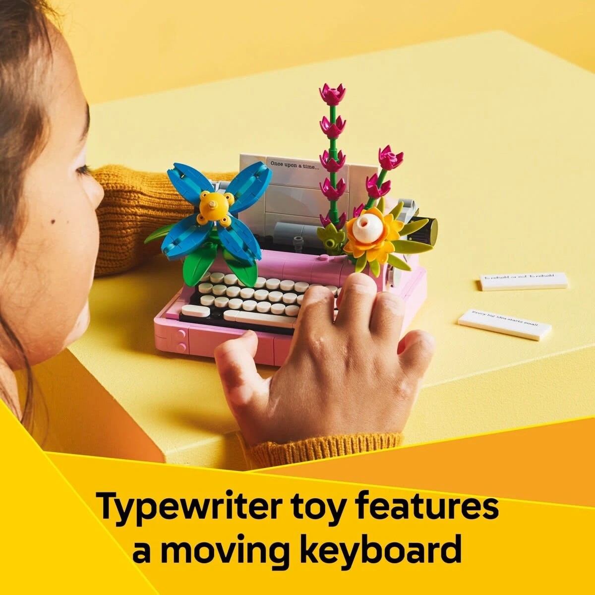 6 LEGO Creator Typewriter with Flowers 31169, 6 of 9