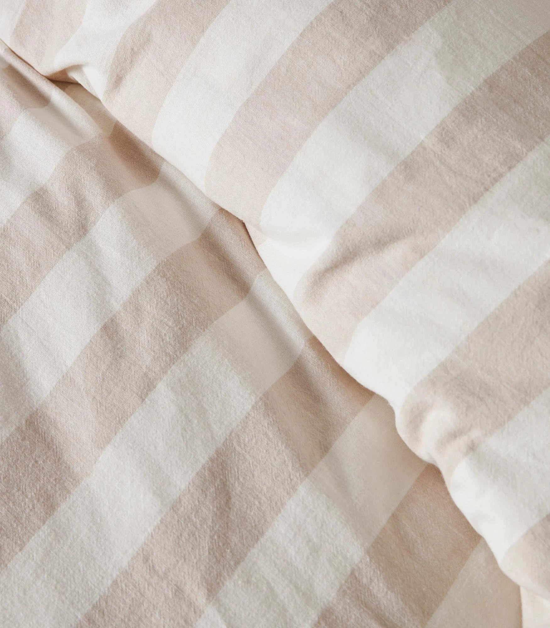 4 Target Reid Stripe Linen/Cotton Quilt Cover Set - Super King Bed - Natural, 4 of 8