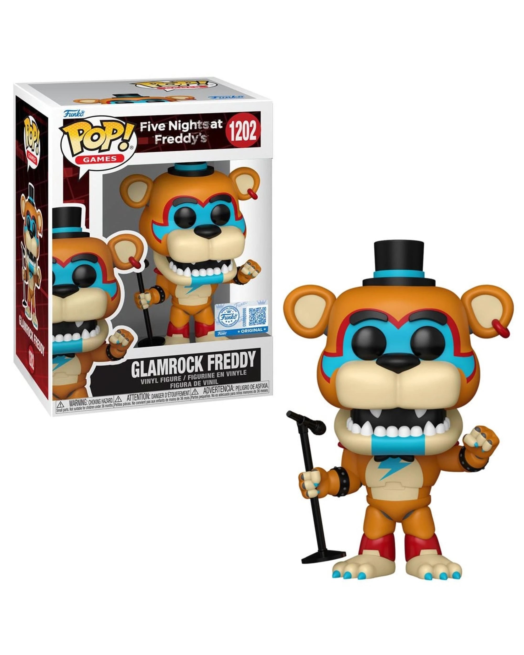 1 Five Nights at Freddy's Glamrock Freddy Funko POP! Vinyl, 1 of 3