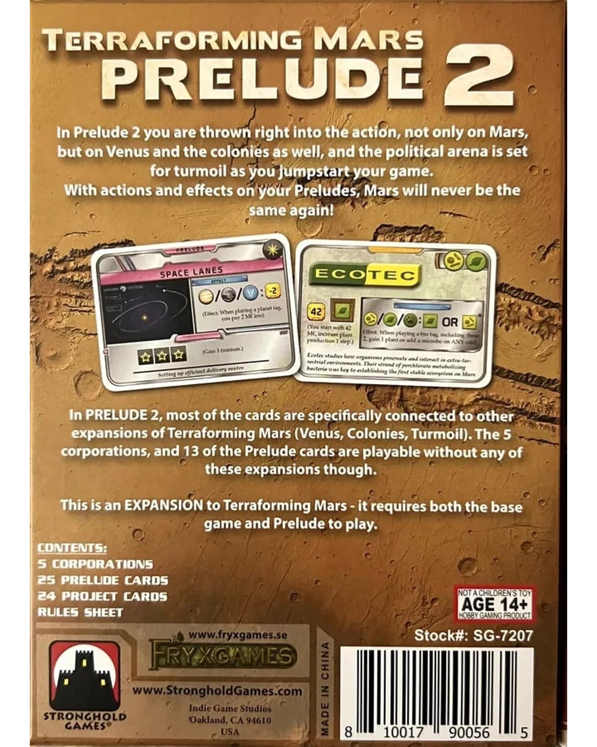 2 Terraforming Mars Prelude 2 Expansion Board Game, 2 of 2