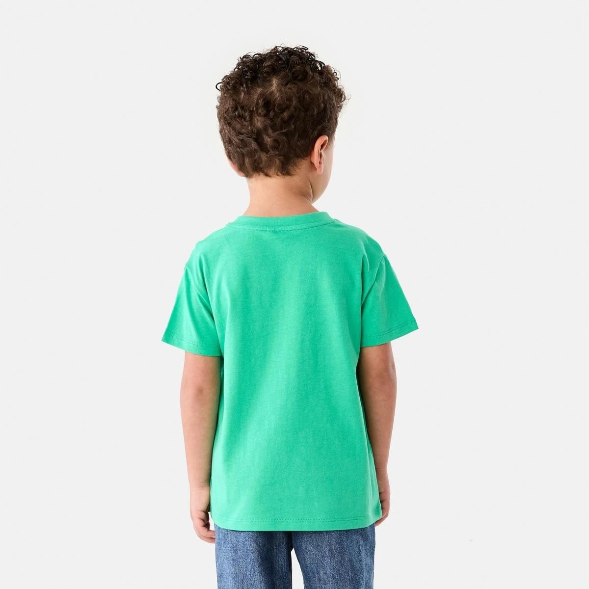 2 Chest Print T-shirt COOL KIDS SPORT APPLE GREEN, 2 of 6