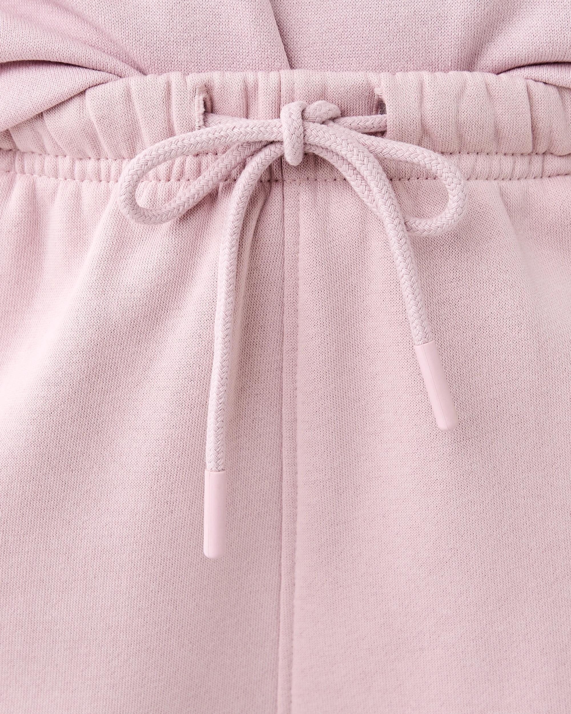 4 Active Womens Fleece Shorts Sol B Pink, 4 of 7