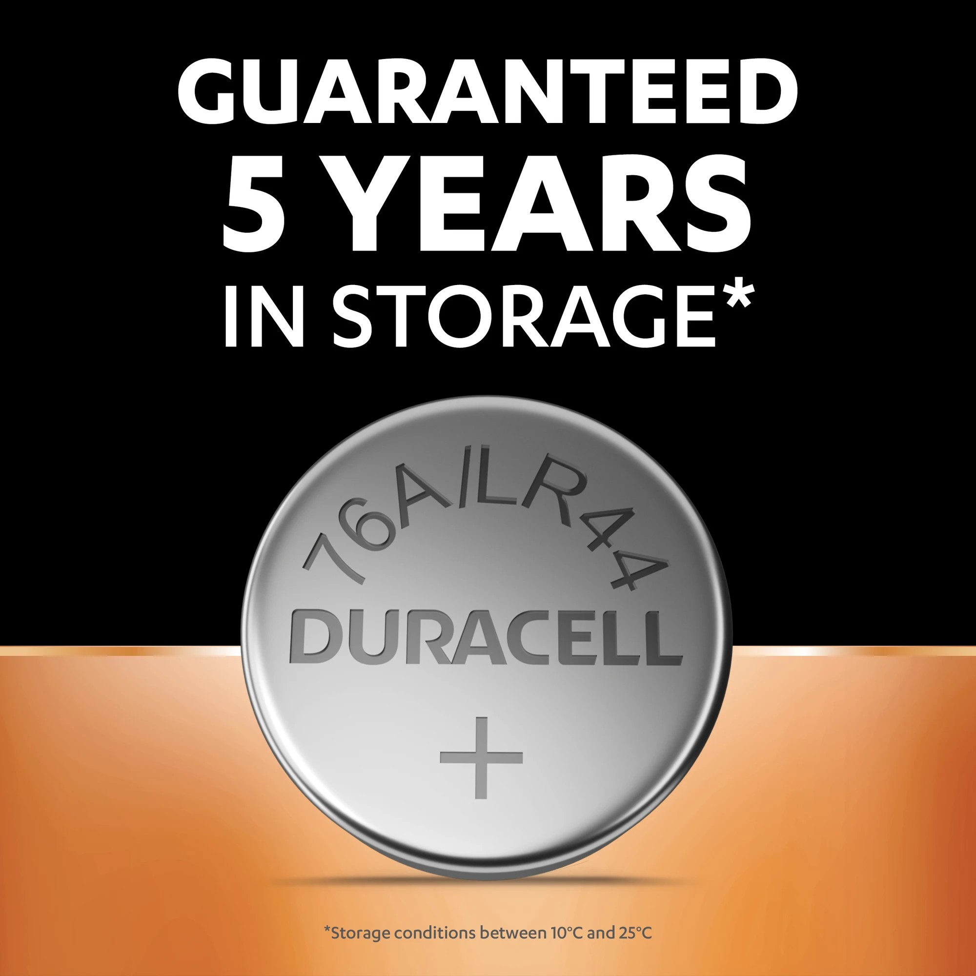 4 2 Pack Duracell Specialty A76/LR44 Button Batteries, 4 of 7