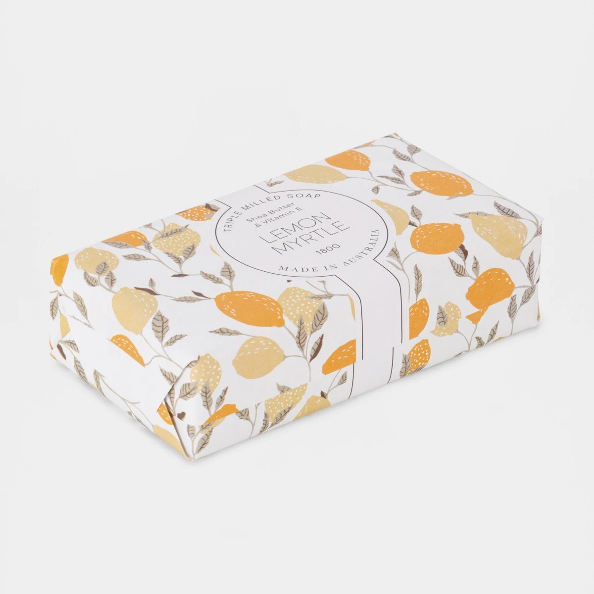 2 Lemon Myrtle Triple Milled Bar Soap 180g -  Shea Butter & Vitamin E, 2 of 3
