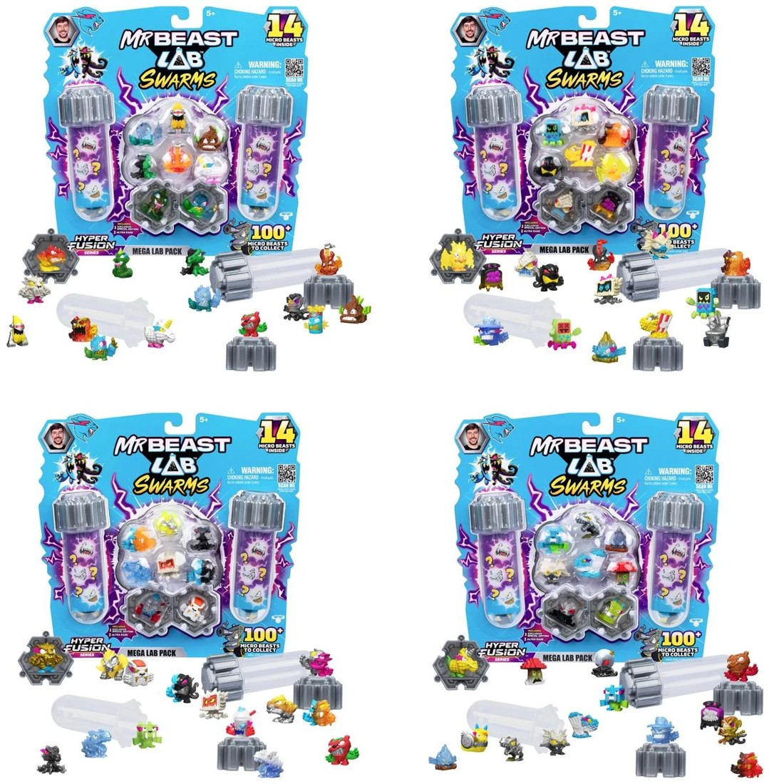 2 14 Pack MrBeast Lab Swarms S3 Mega Lab Playset - Assorted, 2 of 10